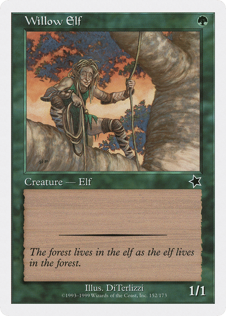 Willow Elf — Starter 1999 — Magic: The Gathering