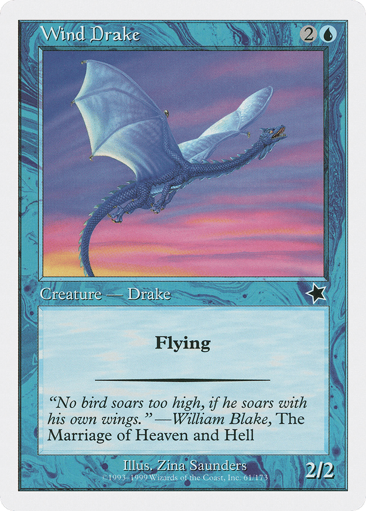 Wind Drake — Starter 1999 — Magic: The Gathering