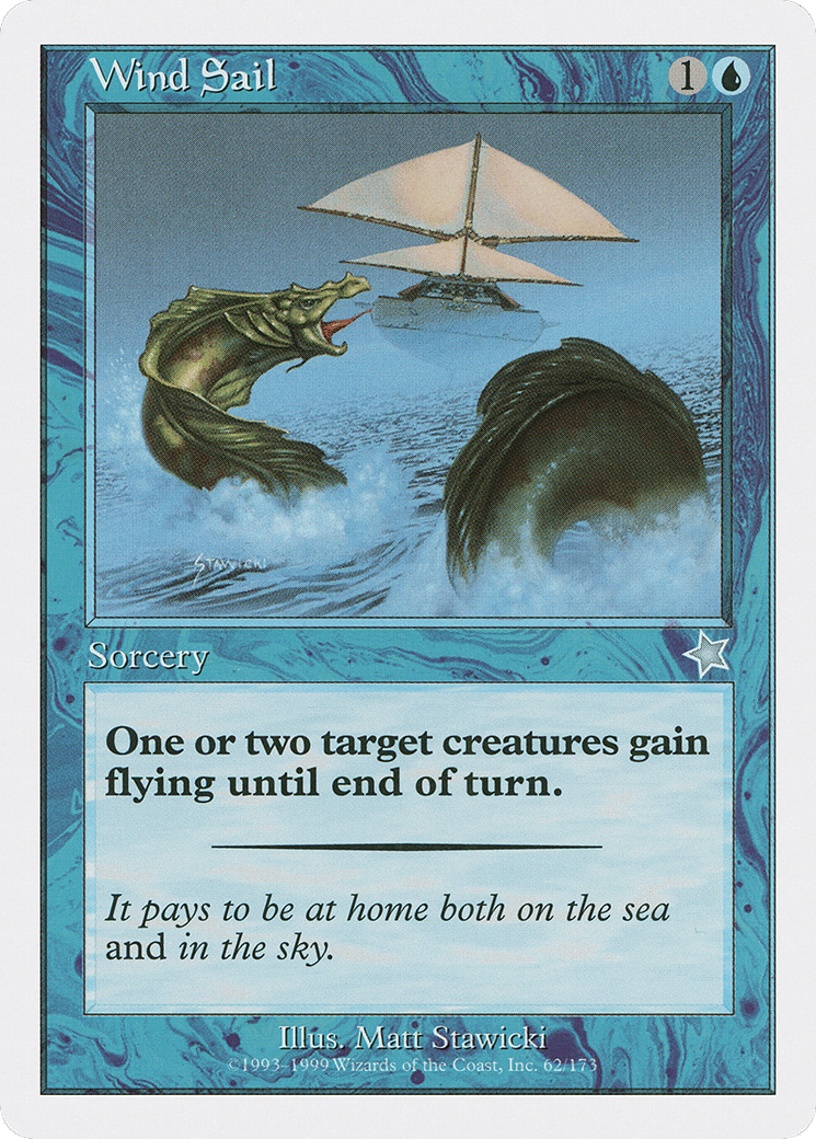 Wind Sail — Starter 1999 — Magic: The Gathering