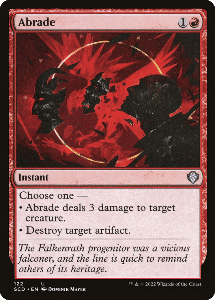 Abrade — Starter Commander Decks — Magic: The Gathering