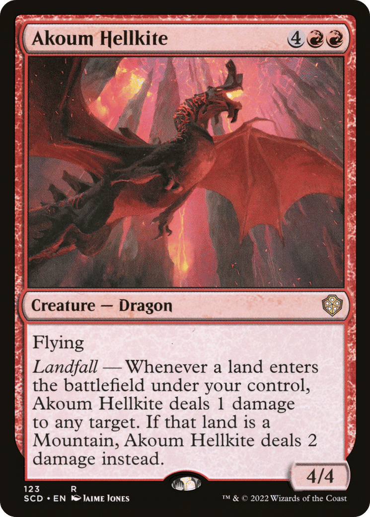 Akoum Hellkite — Starter Commander Decks — Magic: The Gathering