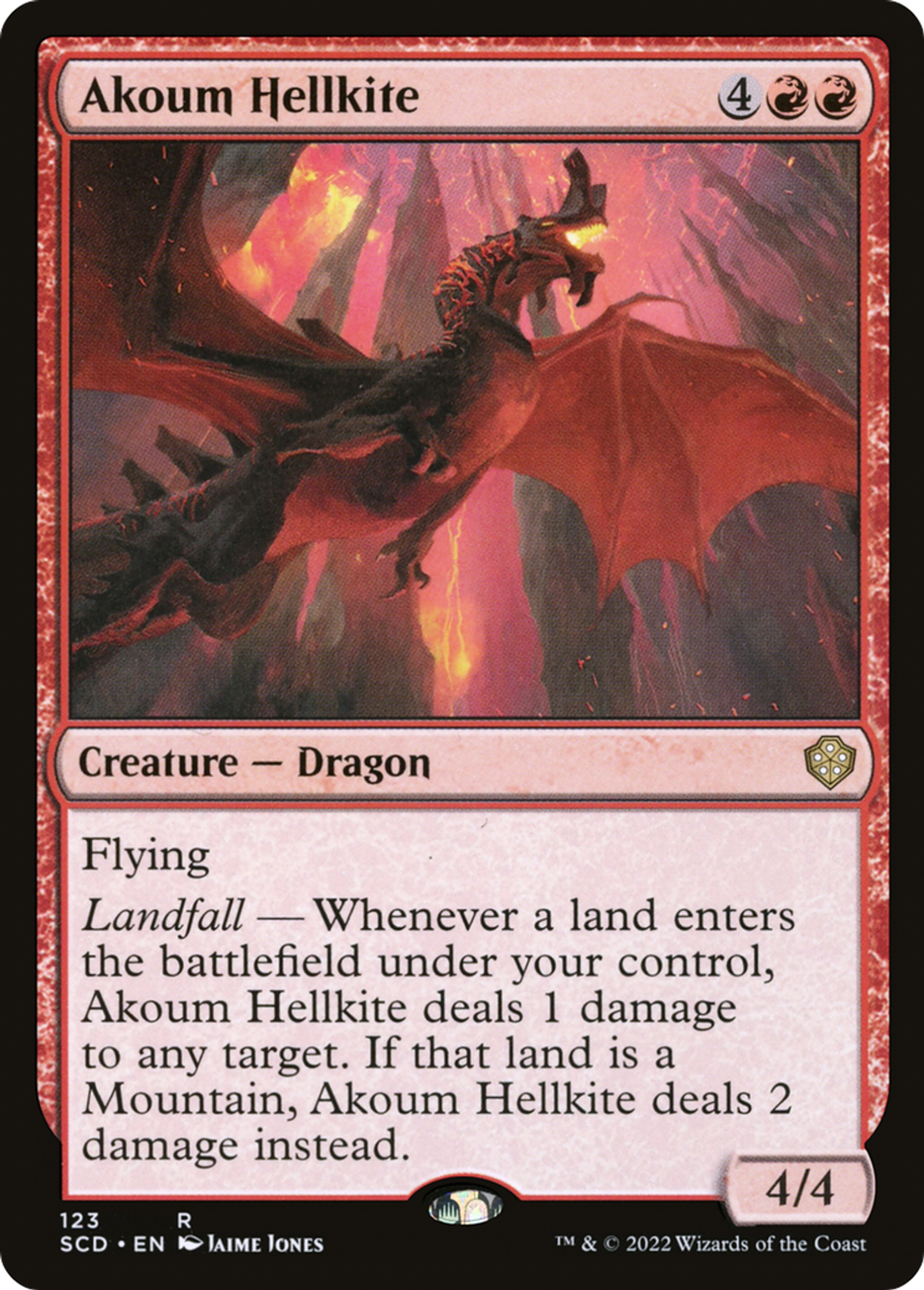 Escouflenfer d'Akoum — Starter Commander Decks — Magic: The Gathering