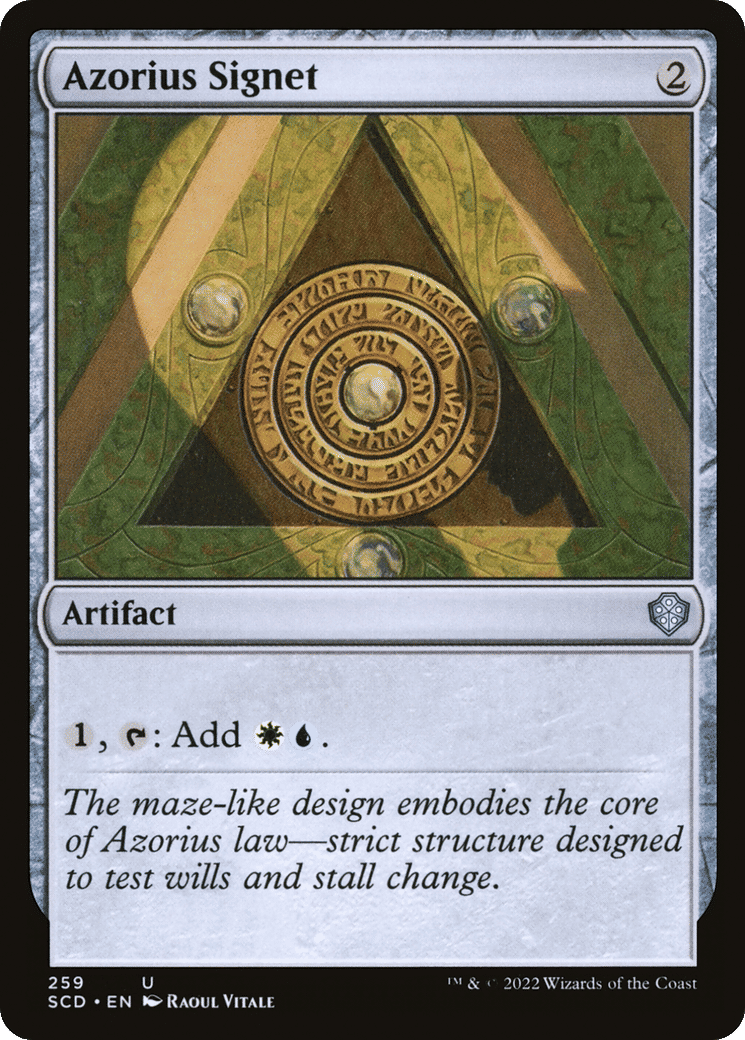 Azorius Signet from Starter Commander Decks - Magic: The Gathering