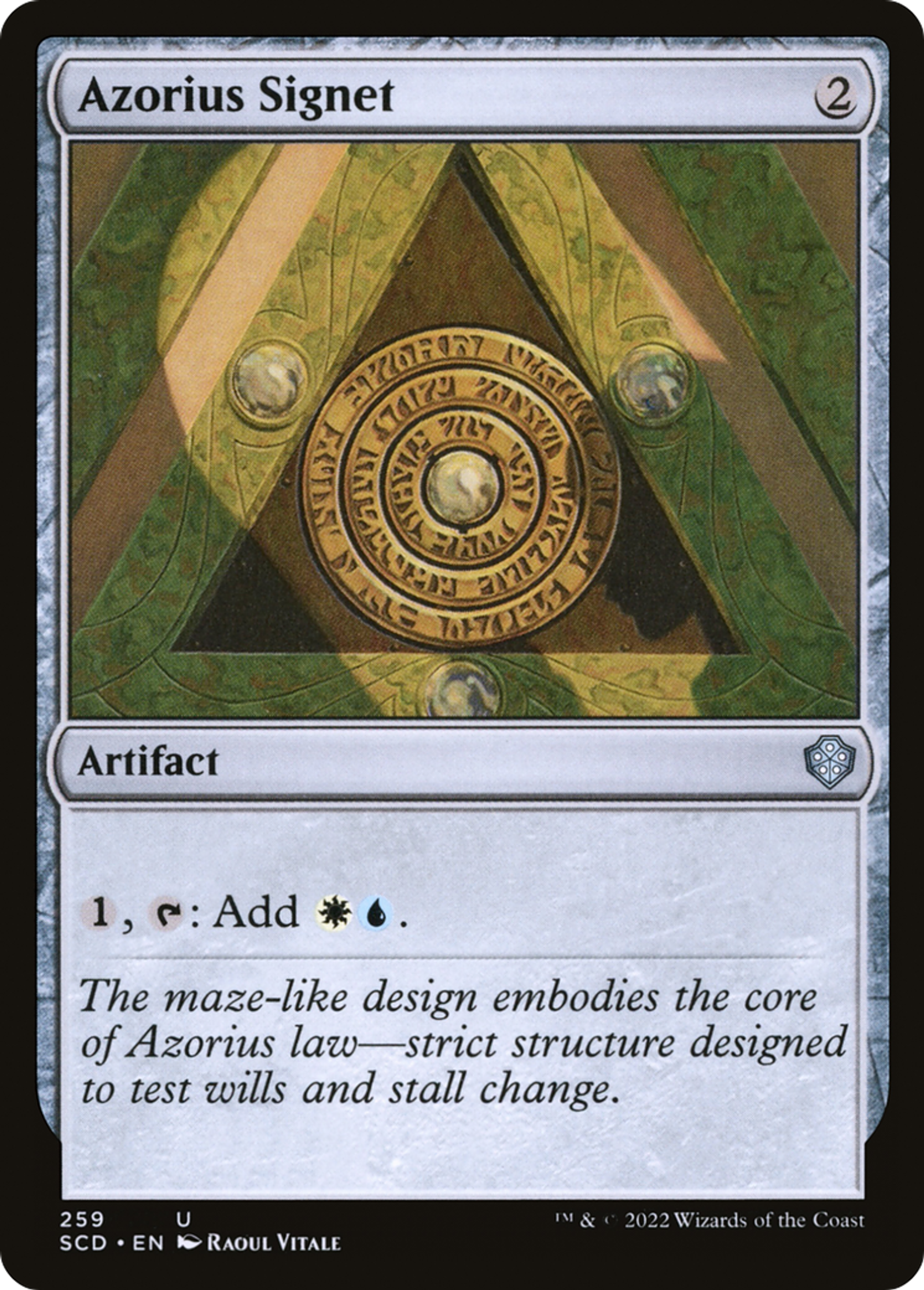 Cachet d'Azorius — Starter Commander Decks — Magic: The Gathering