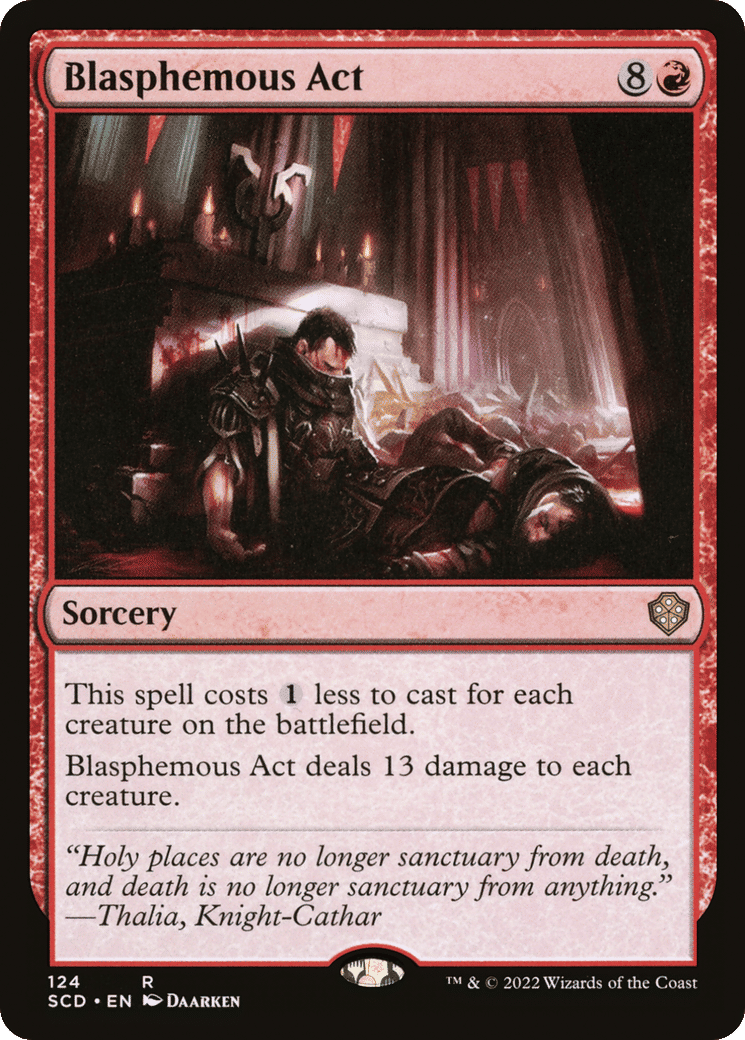Blasphemous Act — Starter Commander Decks — Magic: The Gathering