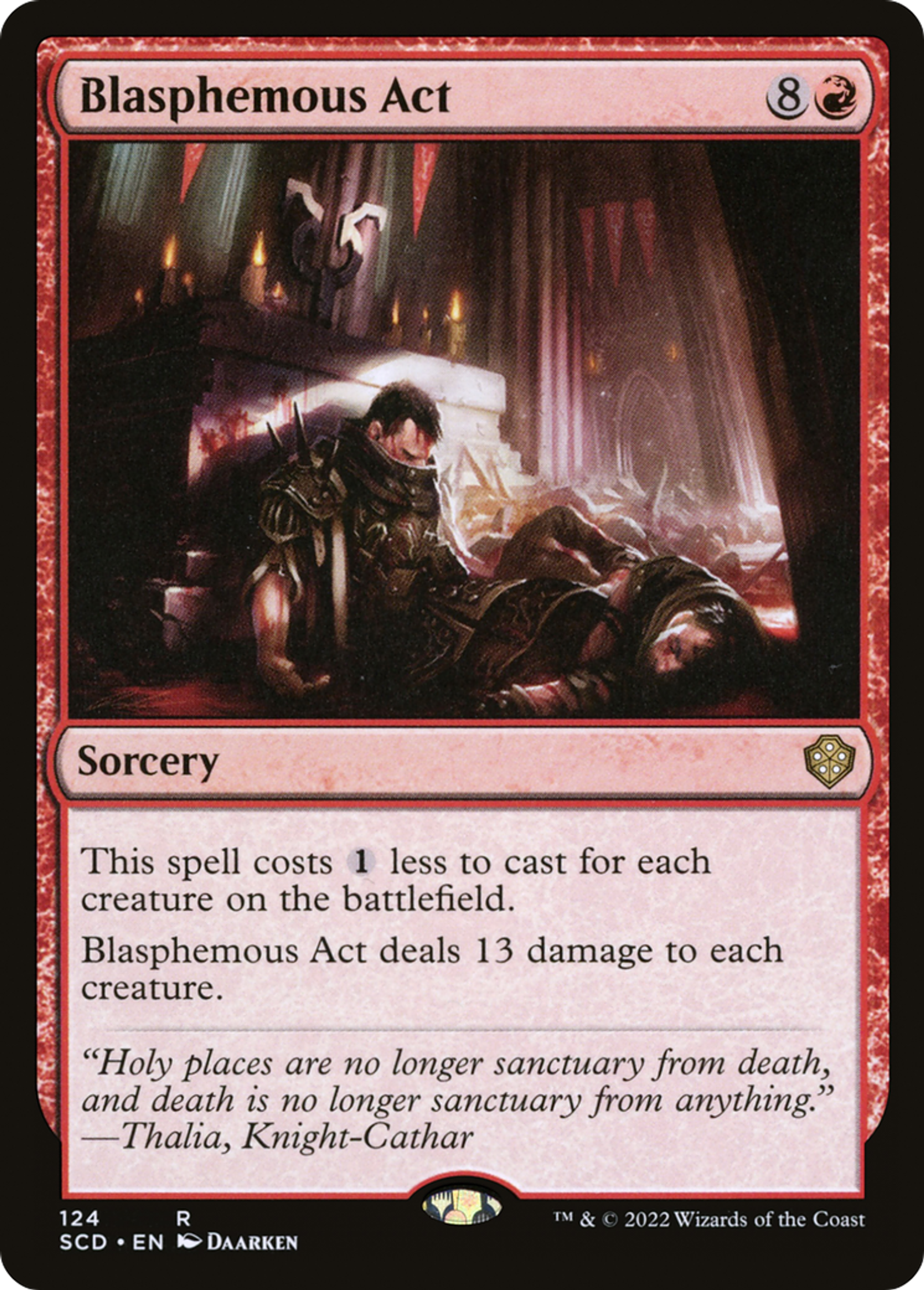 Acte blasphématoire — Starter Commander Decks — Magic: The Gathering