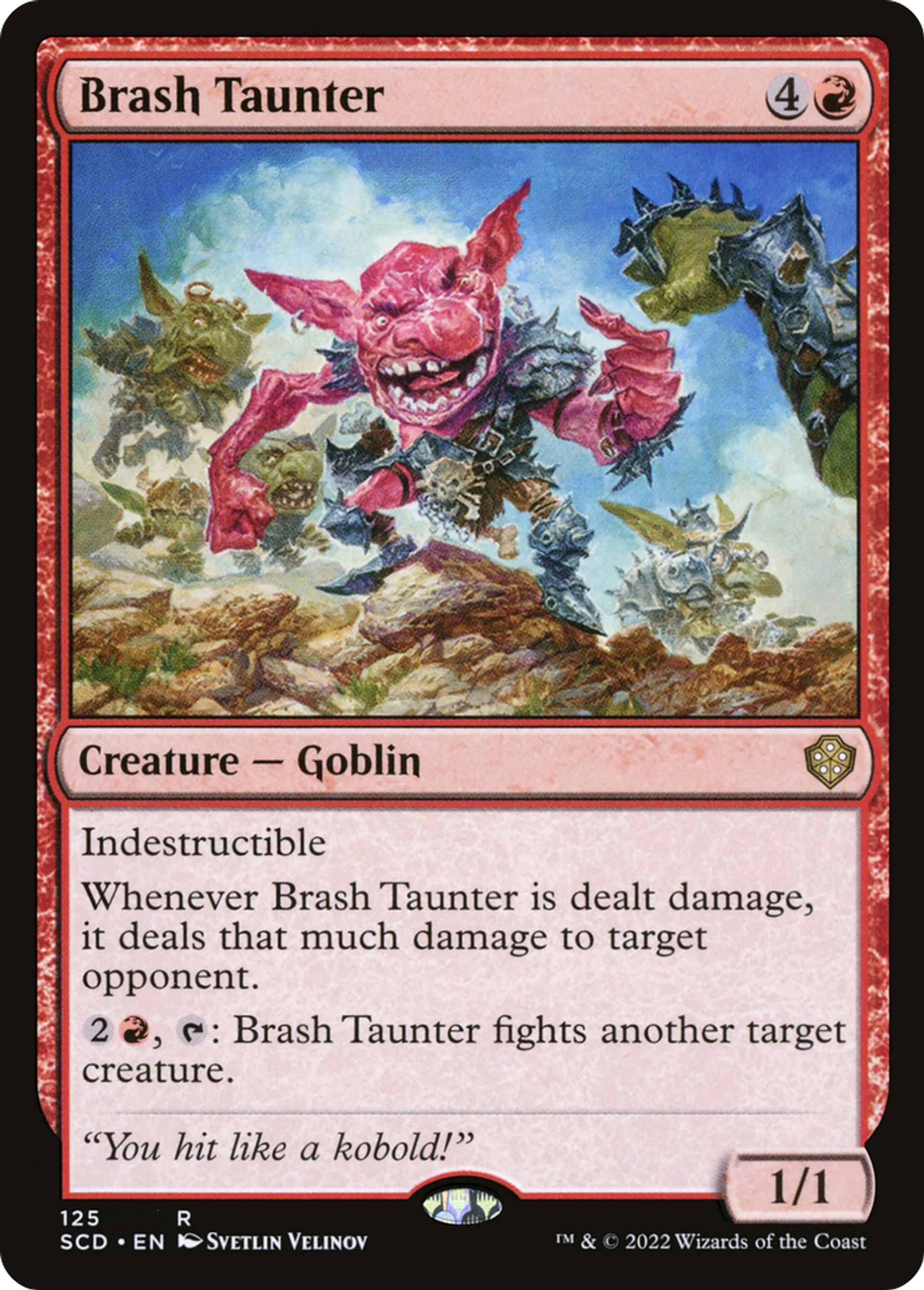 Taquineur effronté — Starter Commander Decks — Magic: The Gathering