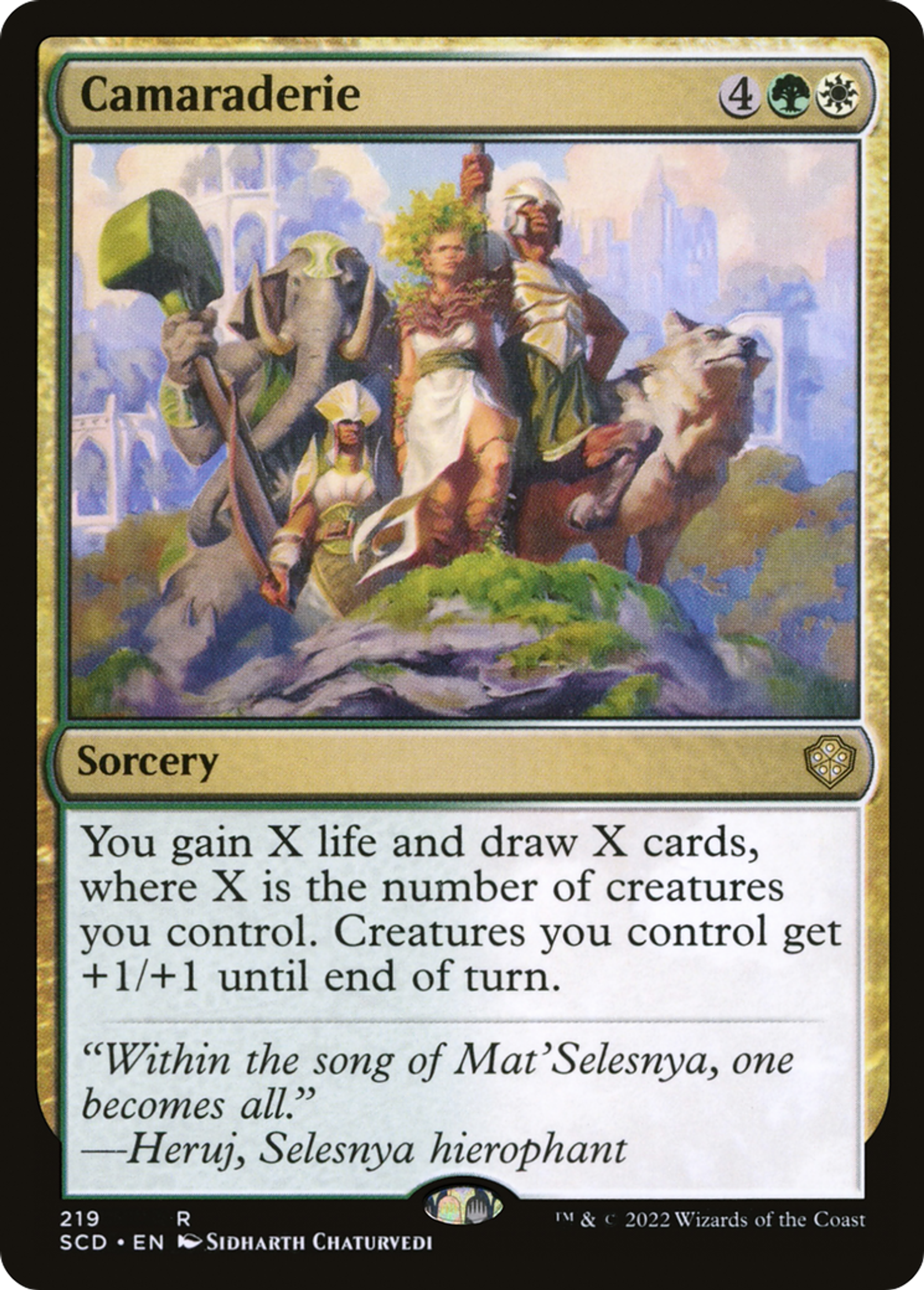 Camaraderie — Starter Commander Decks — Magic: The Gathering