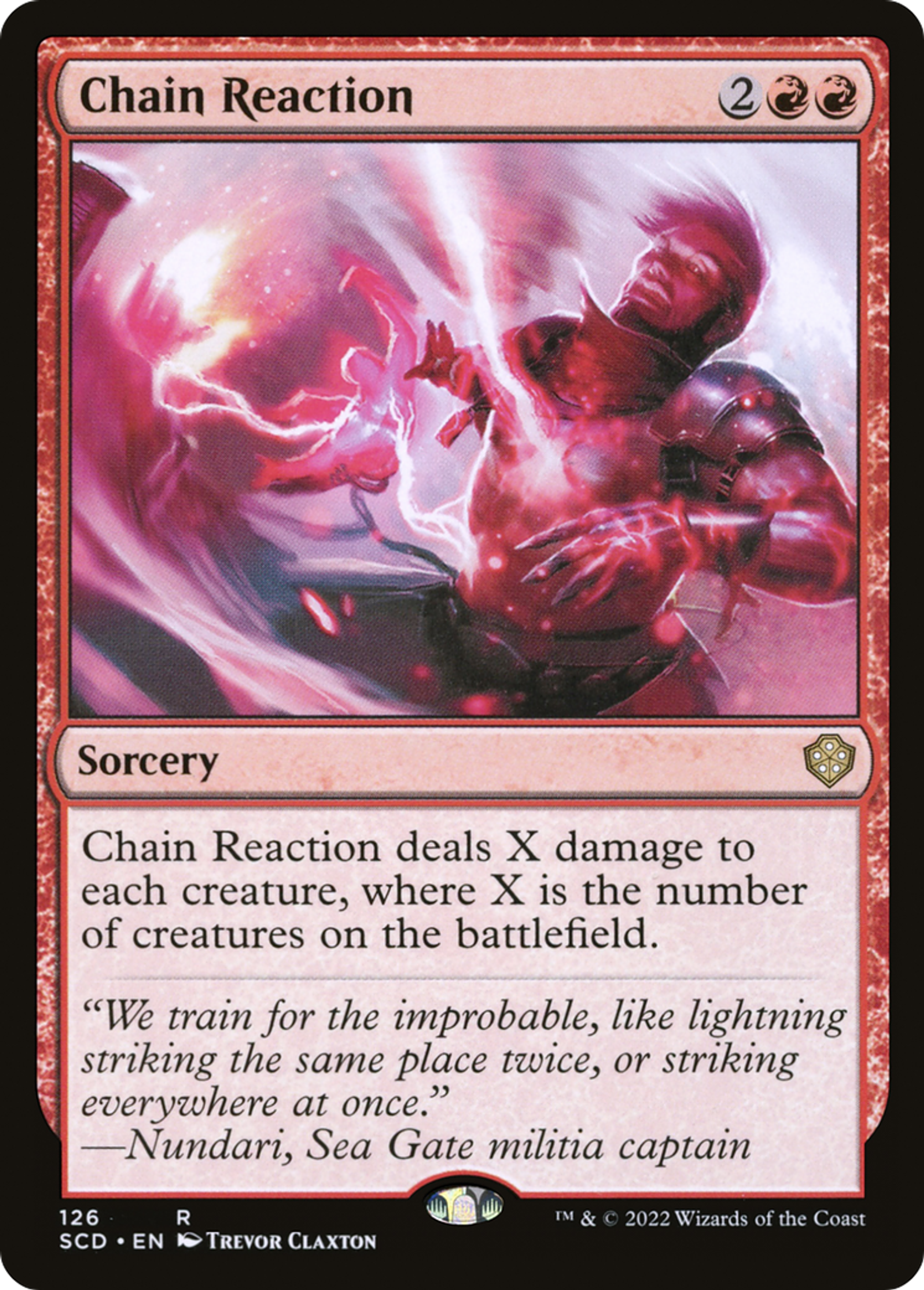 Réaction en chaîne — Starter Commander Decks — Magic: The Gathering