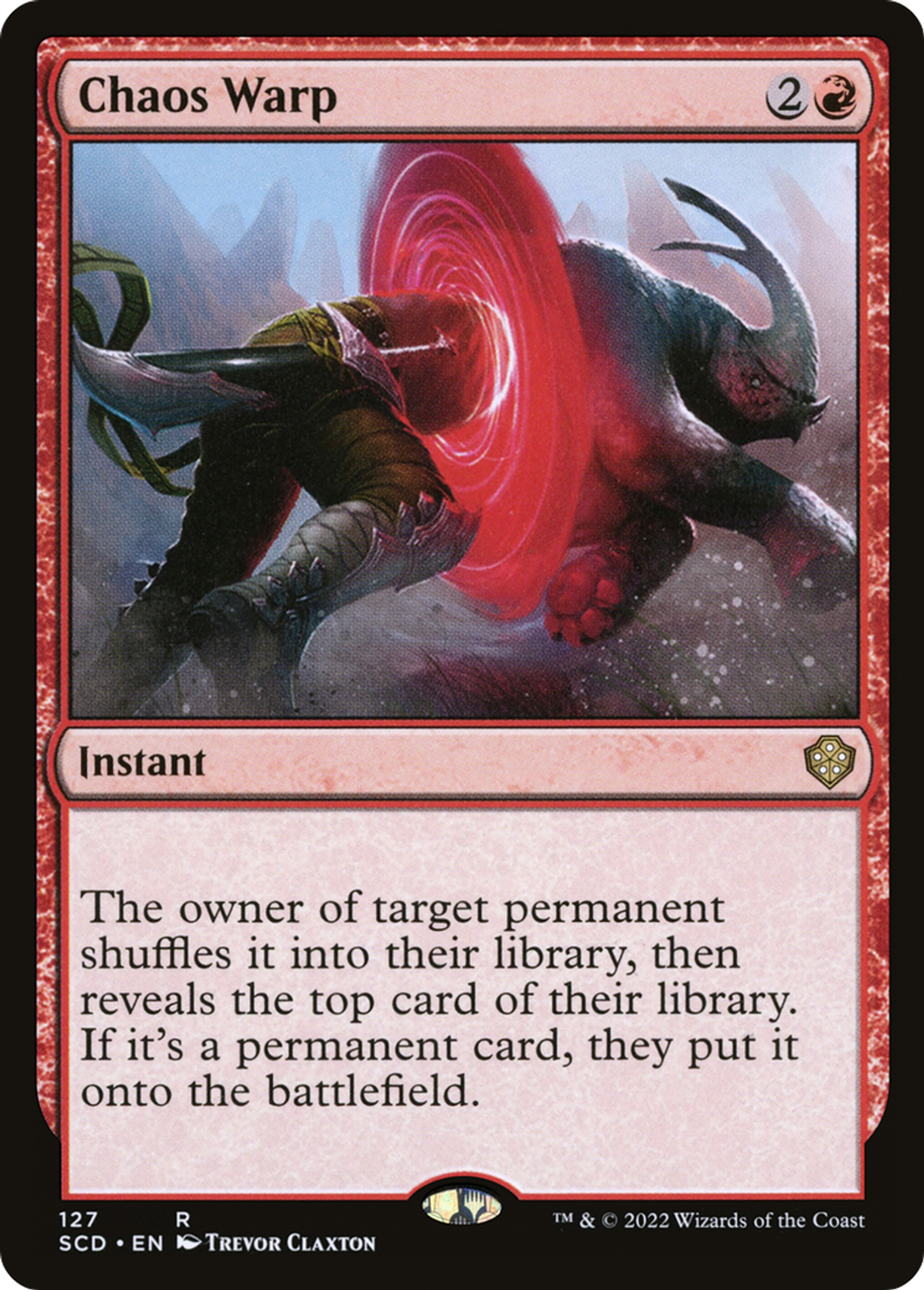 Distorsion chaotique — Starter Commander Decks — Magic: The Gathering