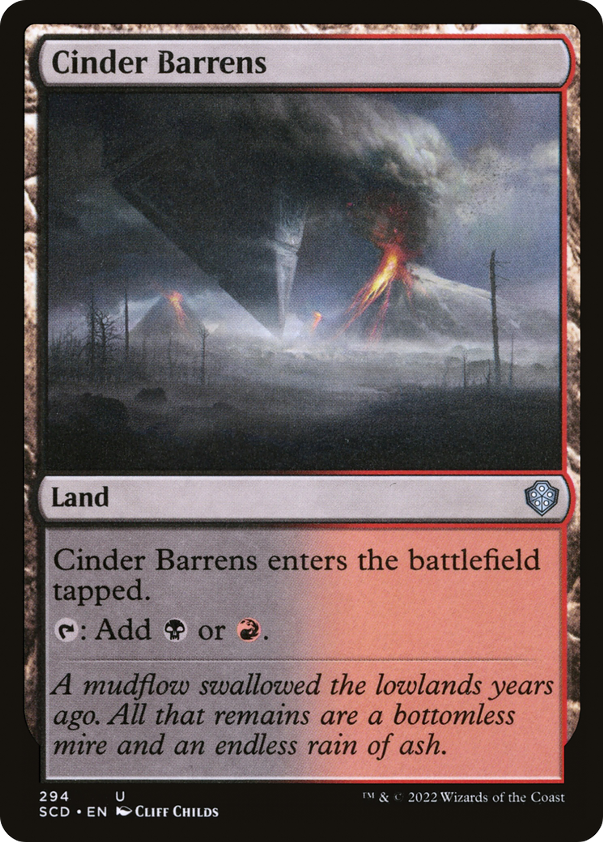 Landes de cendres — Starter Commander Decks — Magic: The Gathering