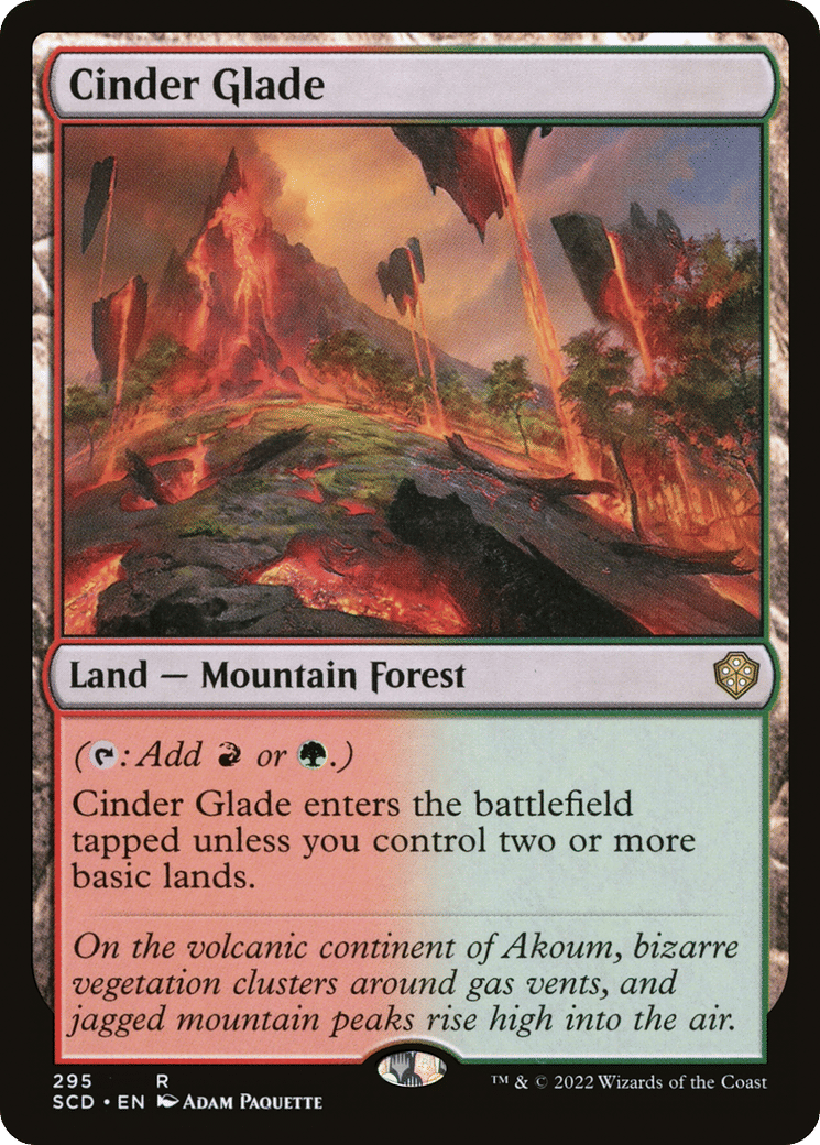Cinder Glade — Starter Commander Decks — Magic: The Gathering