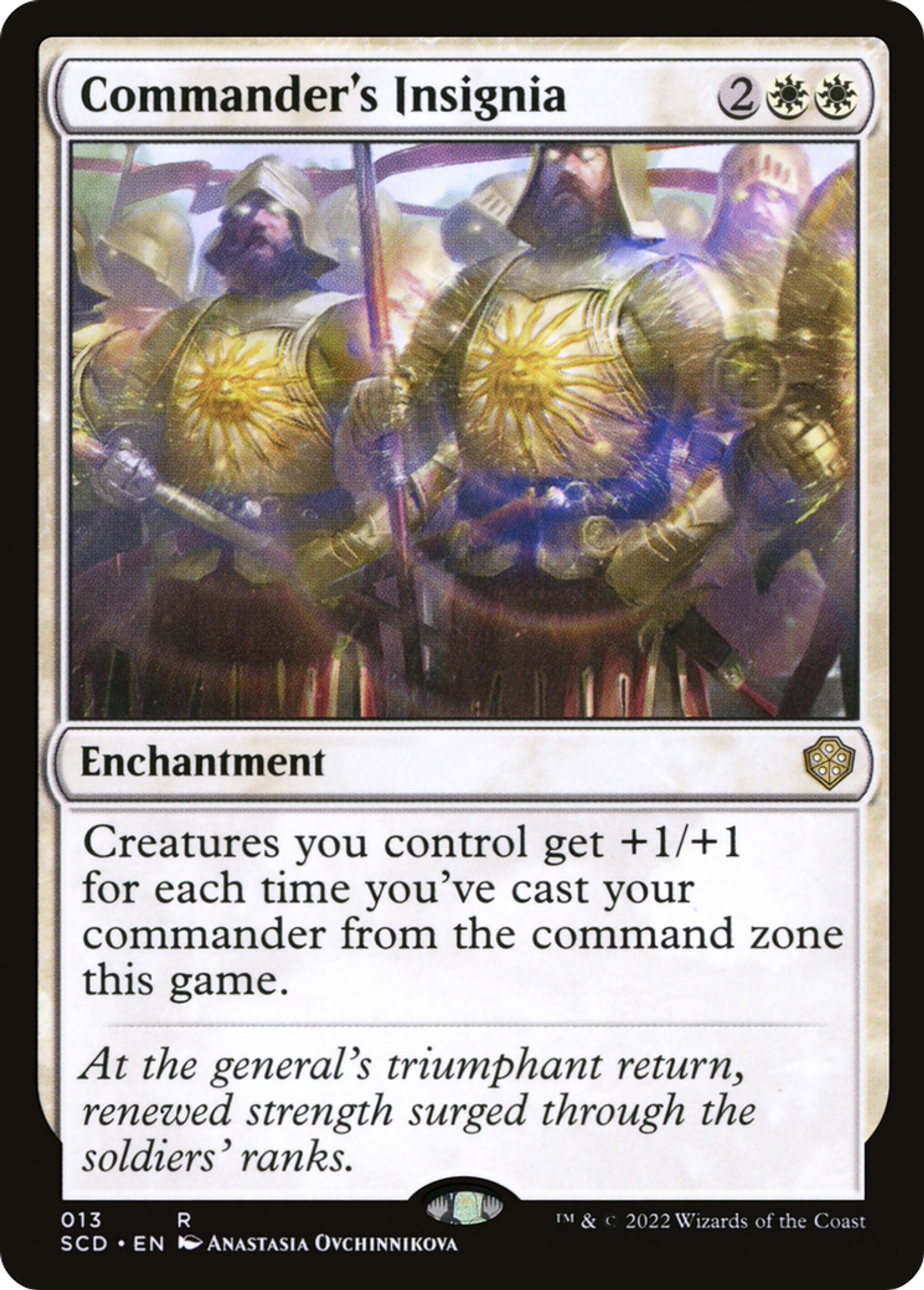 Insigne de commandant — Starter Commander Decks — Magic: The Gathering