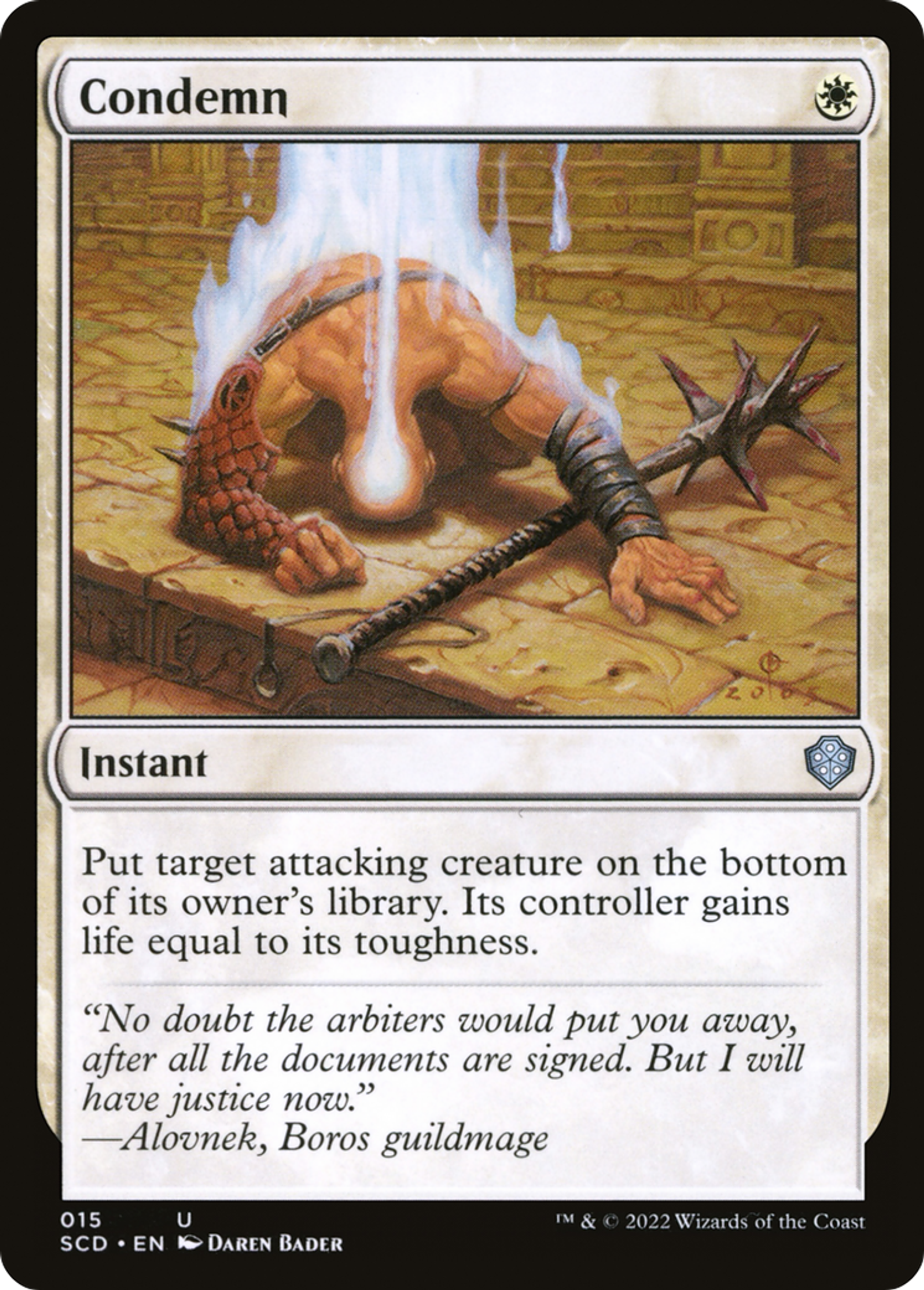 Condamnation — Starter Commander Decks — Magic: The Gathering