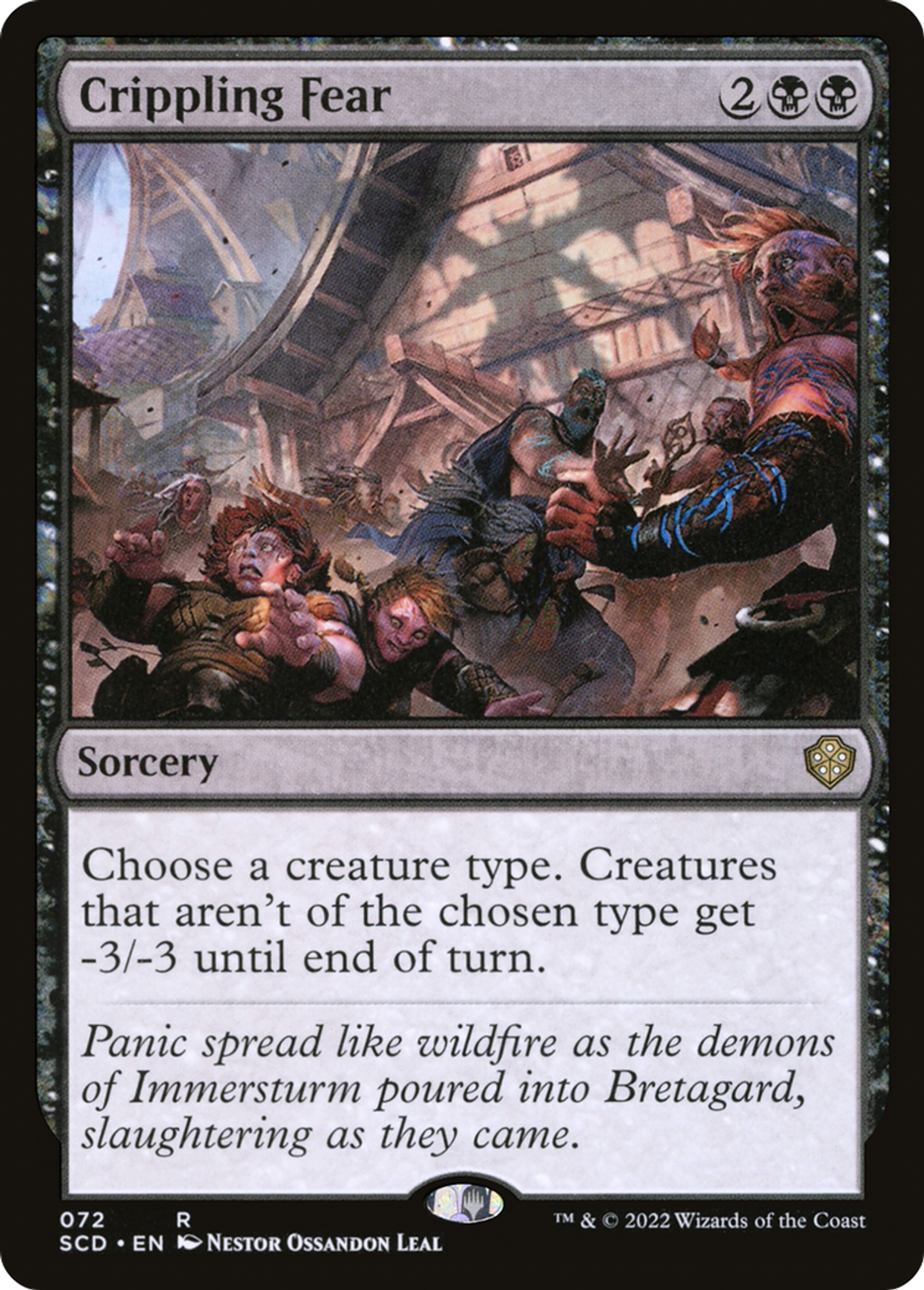 Peur paralysante — Starter Commander Decks — Magic: The Gathering