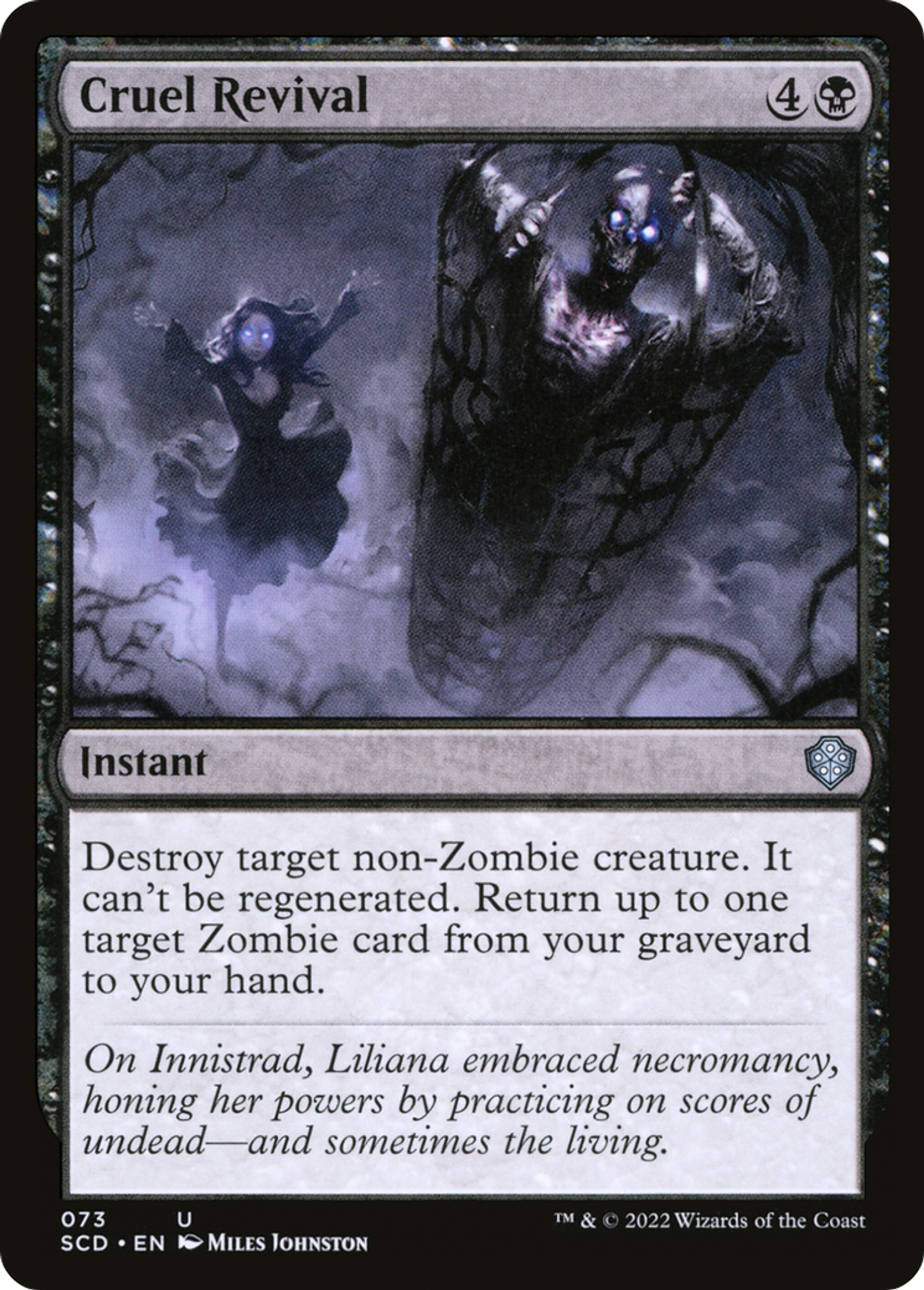 Réanimation cruelle — Starter Commander Decks — Magic: The Gathering
