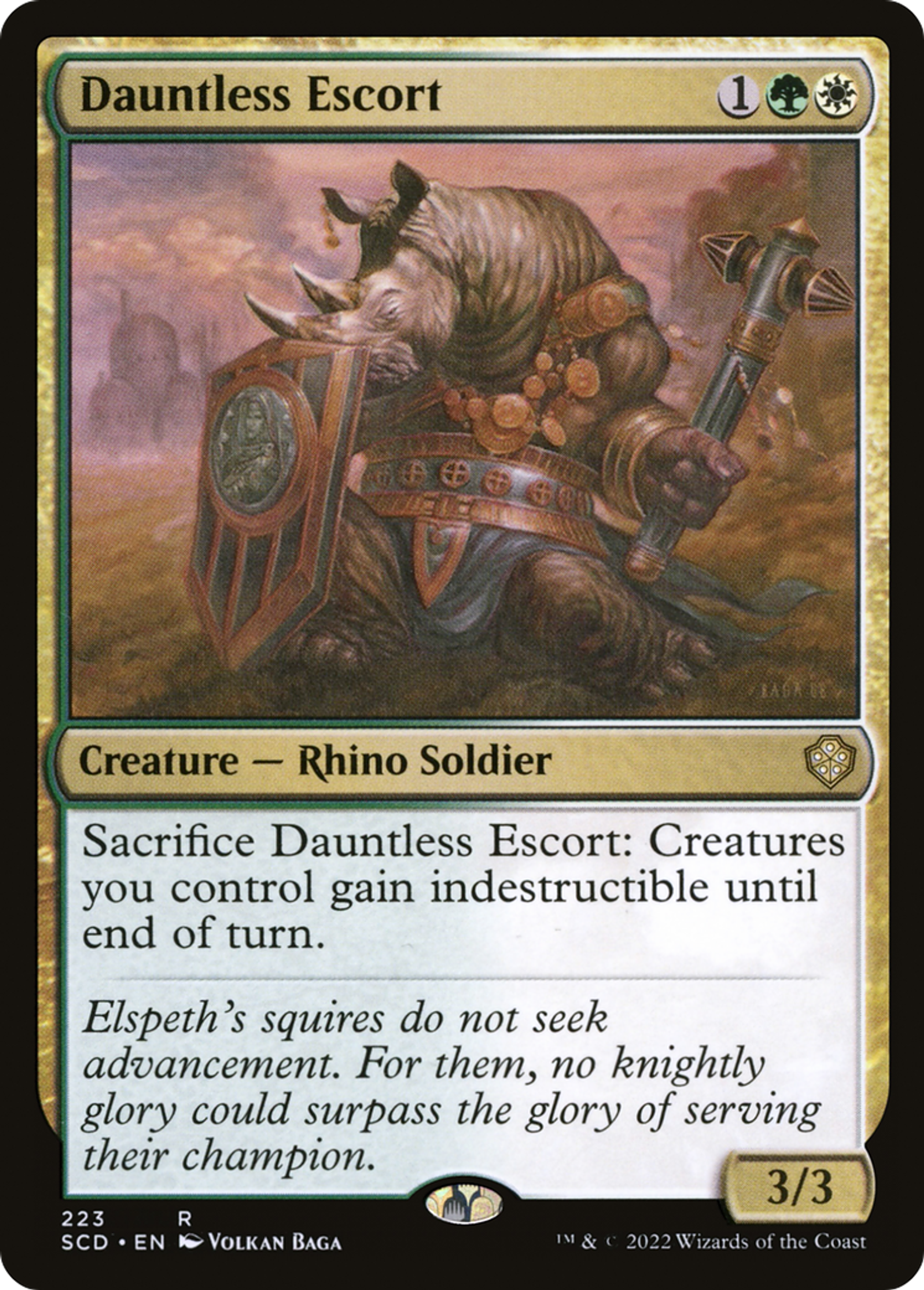 Escorte intrépide — Starter Commander Decks — Magic: The Gathering