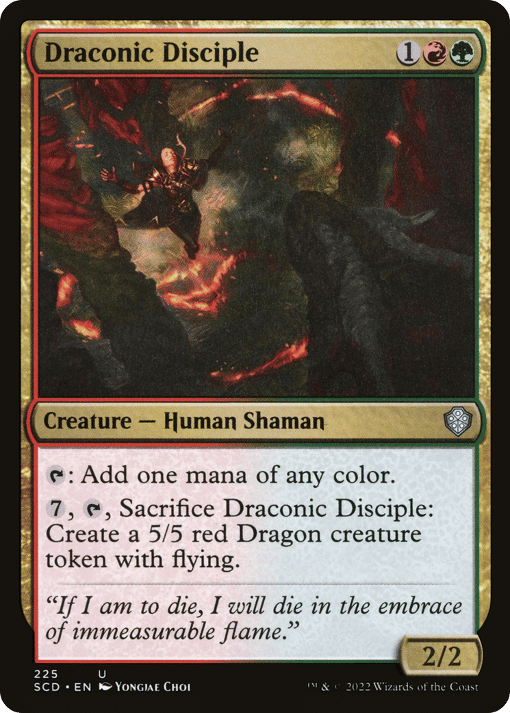 Draconic Disciple — Starter Commander Decks — Magic: The Gathering