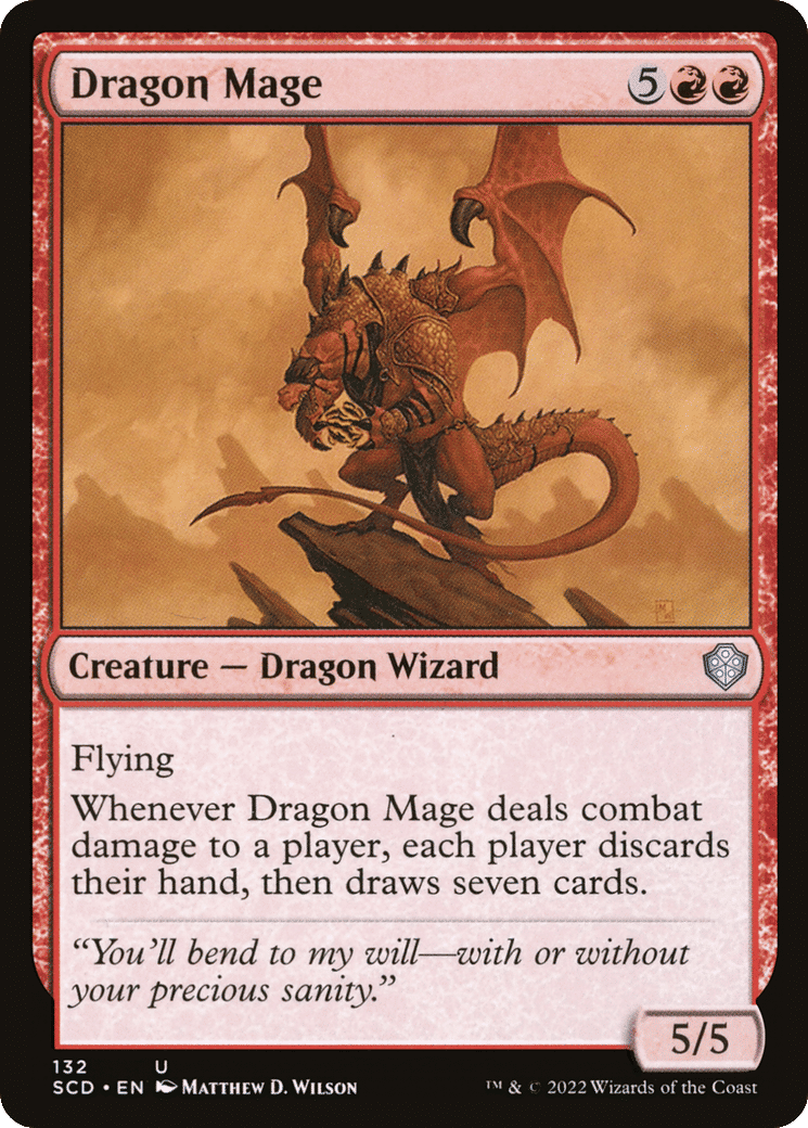 Dragon Mage — Starter Commander Decks — Magic: The Gathering