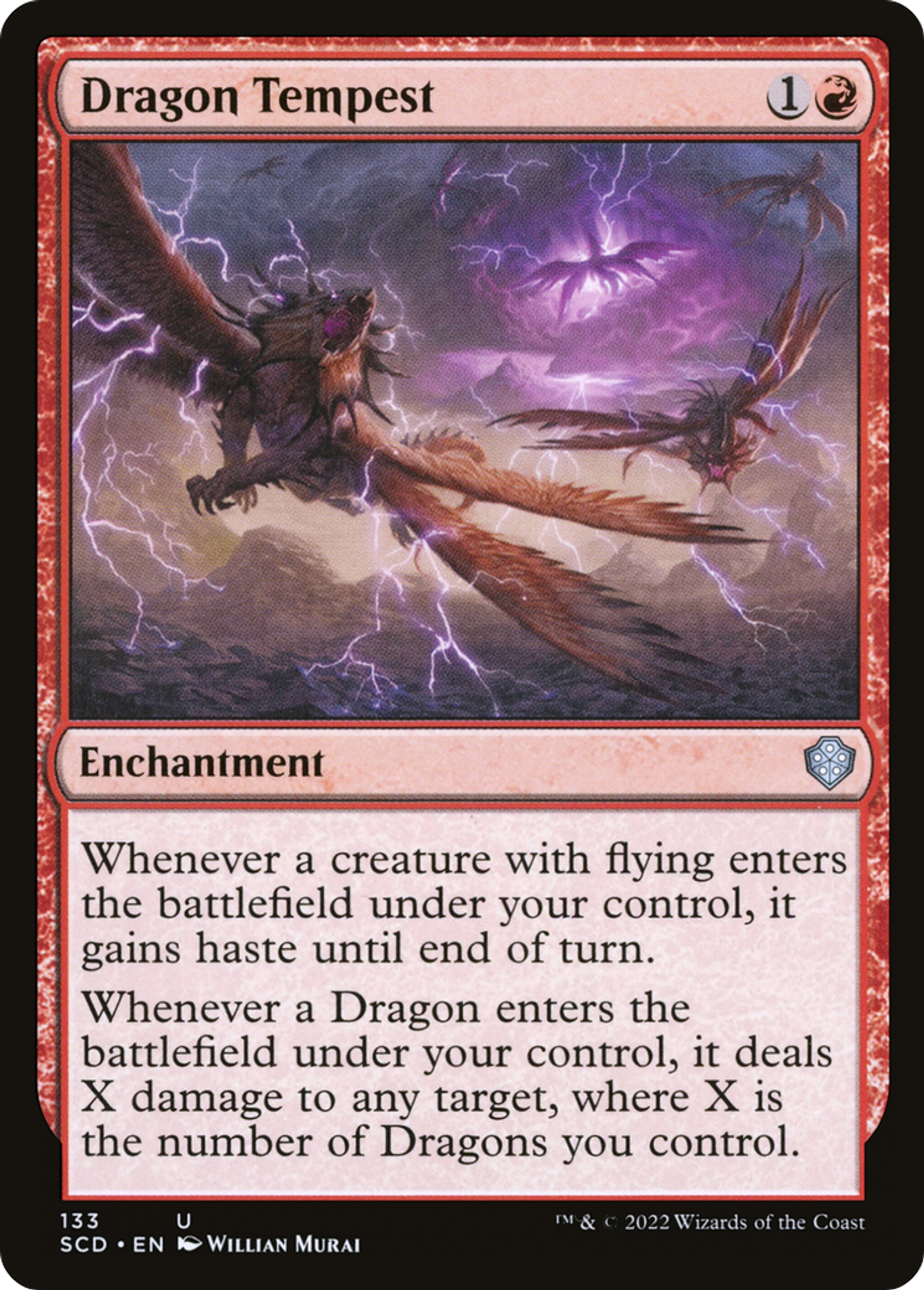 Tempête draconique — Starter Commander Decks — Magic: The Gathering
