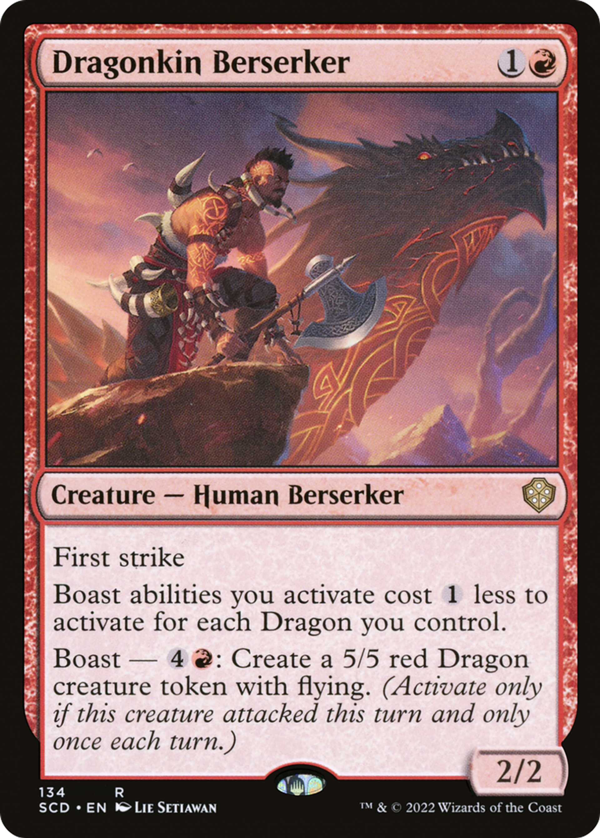 Berserker sangdragon — Starter Commander Decks — Magic: The Gathering