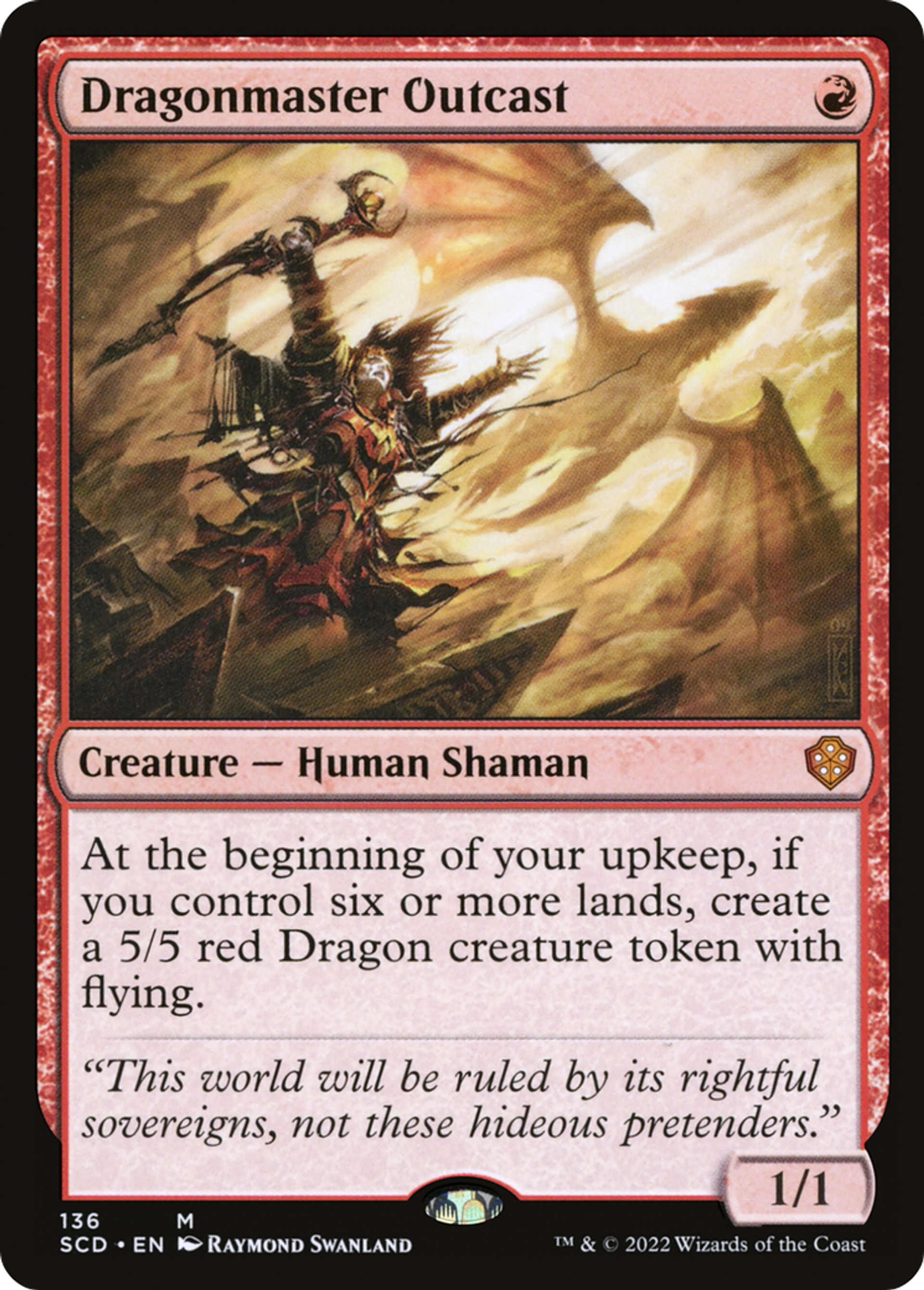 Proscrite maître-dragon — Starter Commander Decks — Magic: The Gathering