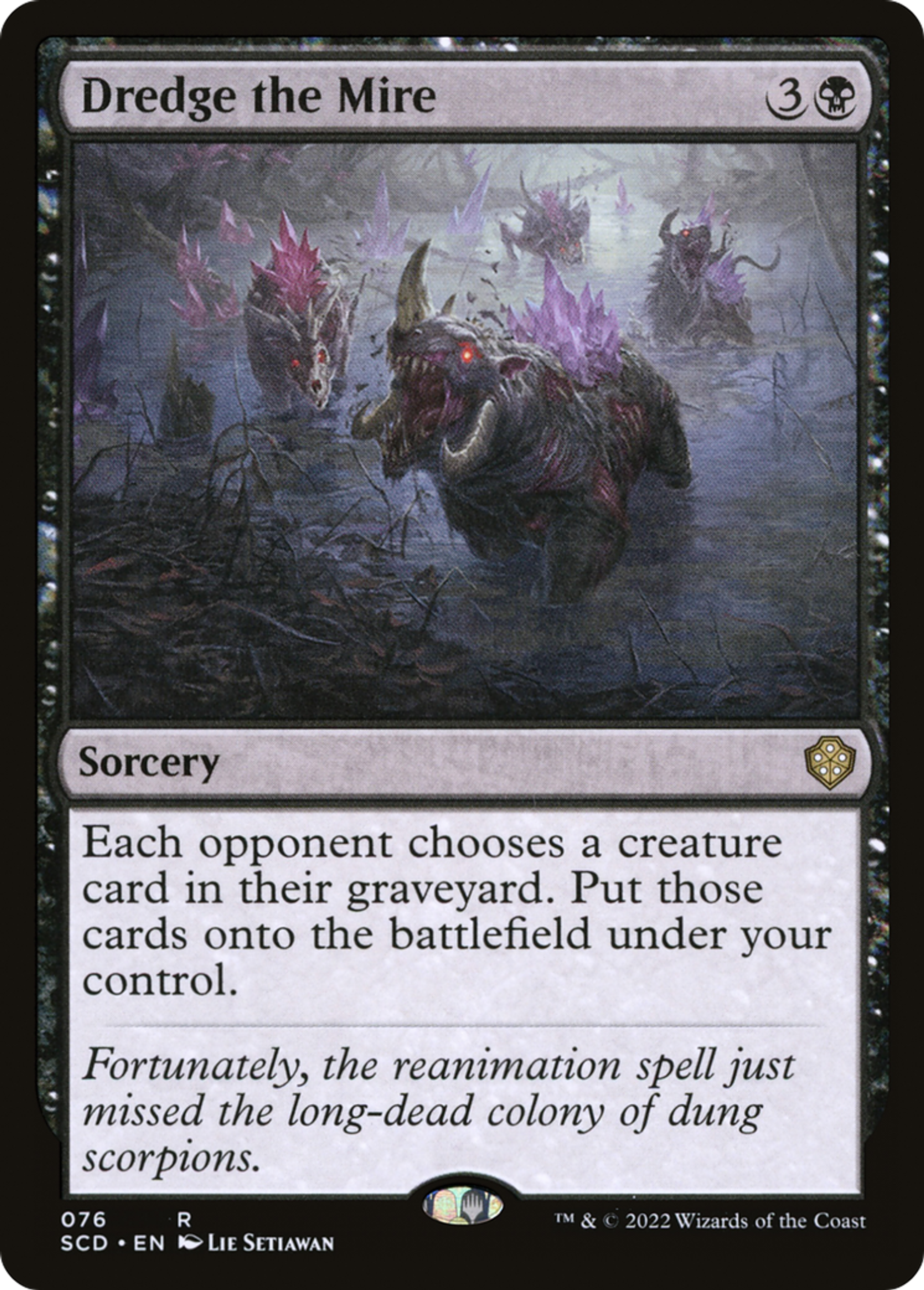 Dragage de la fondrière — Starter Commander Decks — Magic: The Gathering