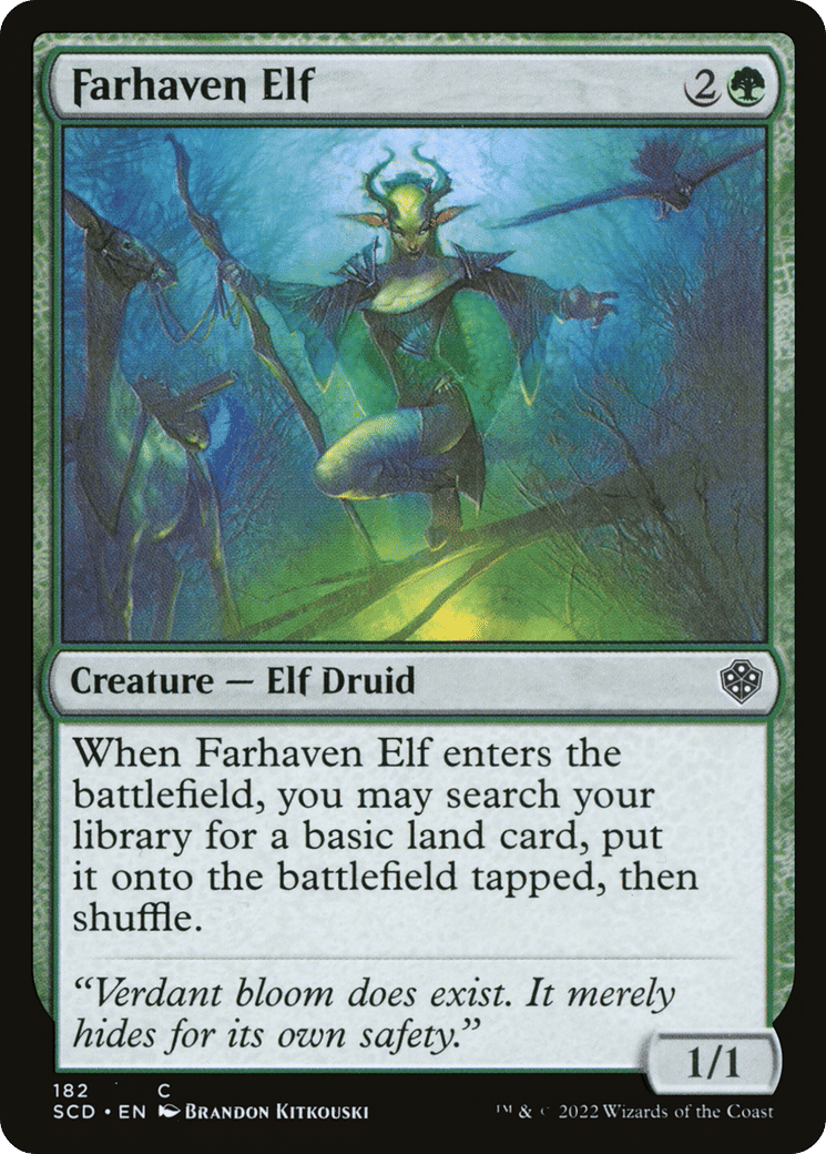 Elfe des horizons lointains — Starter Commander Decks — Magic: The Gathering