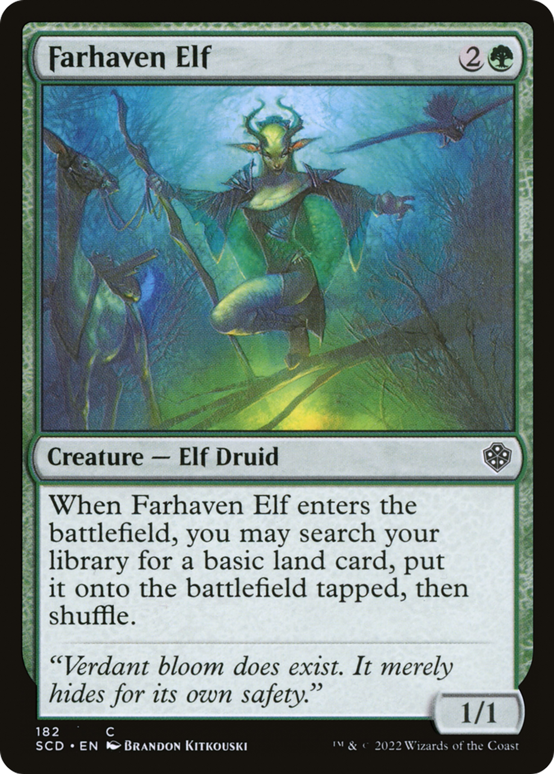 Elfe des horizons lointains — Starter Commander Decks — Magic: The Gathering