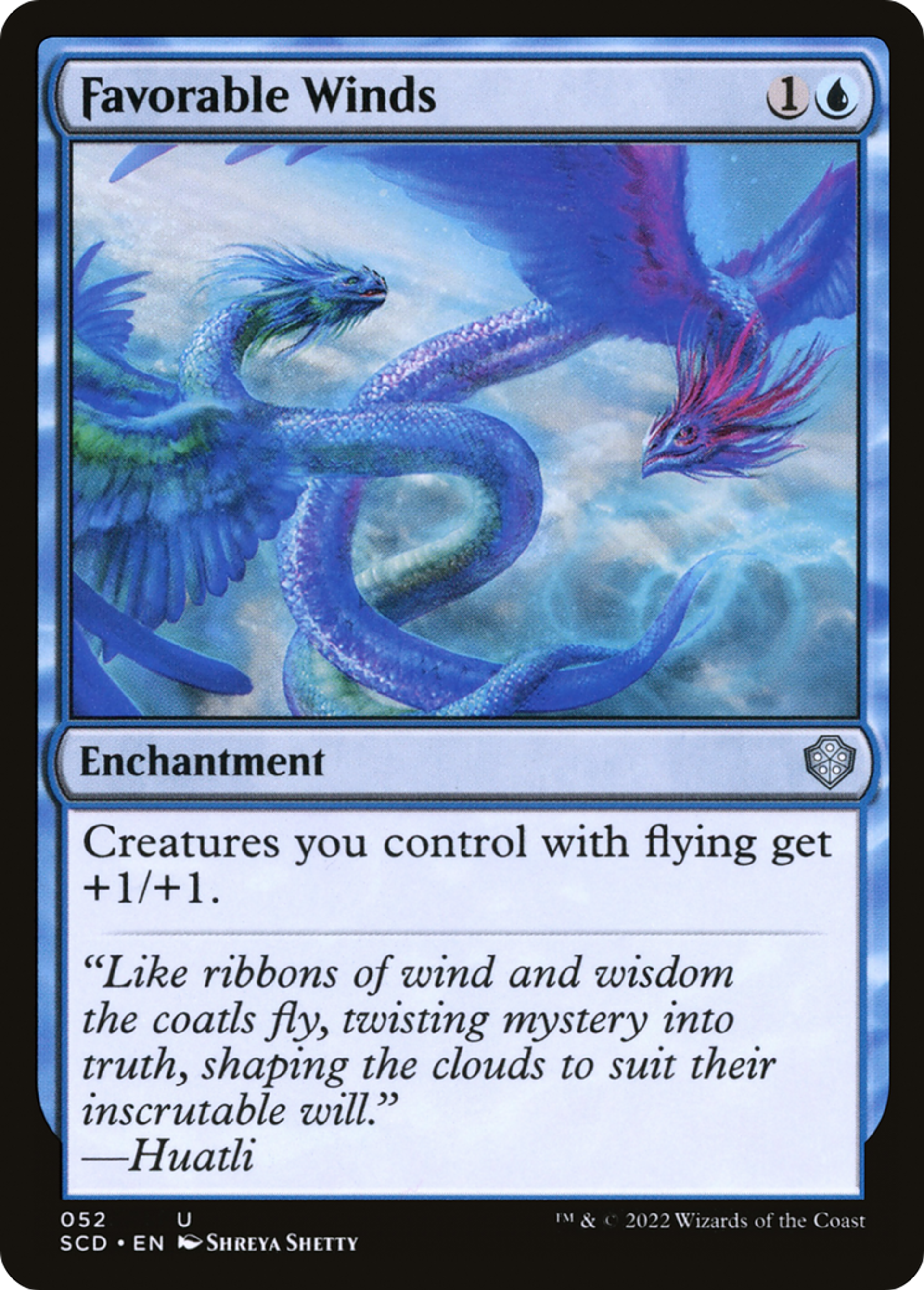 Favorable Winds — Starter Commander Decks — Magic: The Gathering