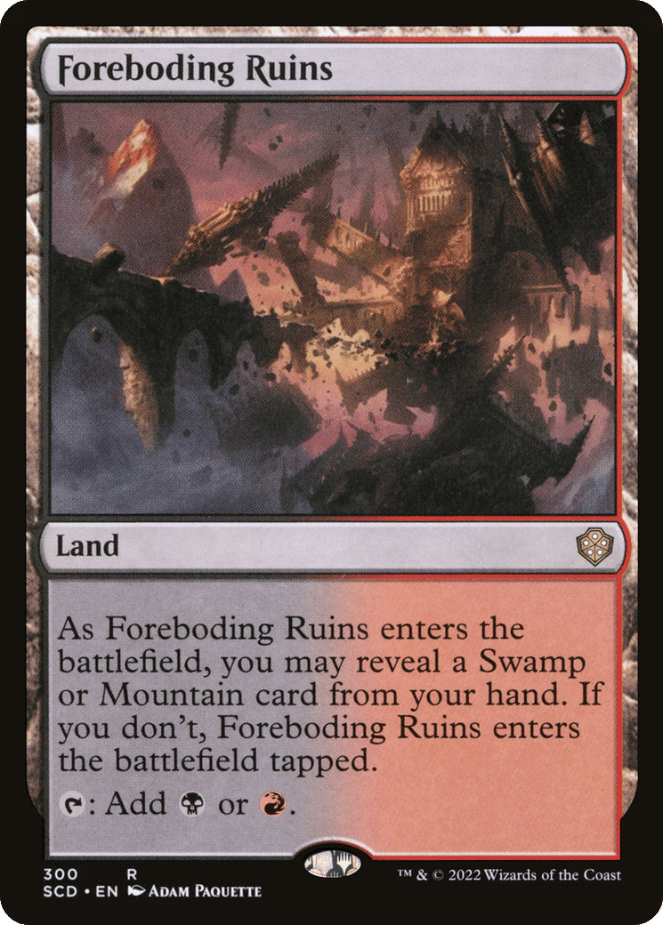 Foreboding Ruins — Starter Commander Decks — Magic: The Gathering