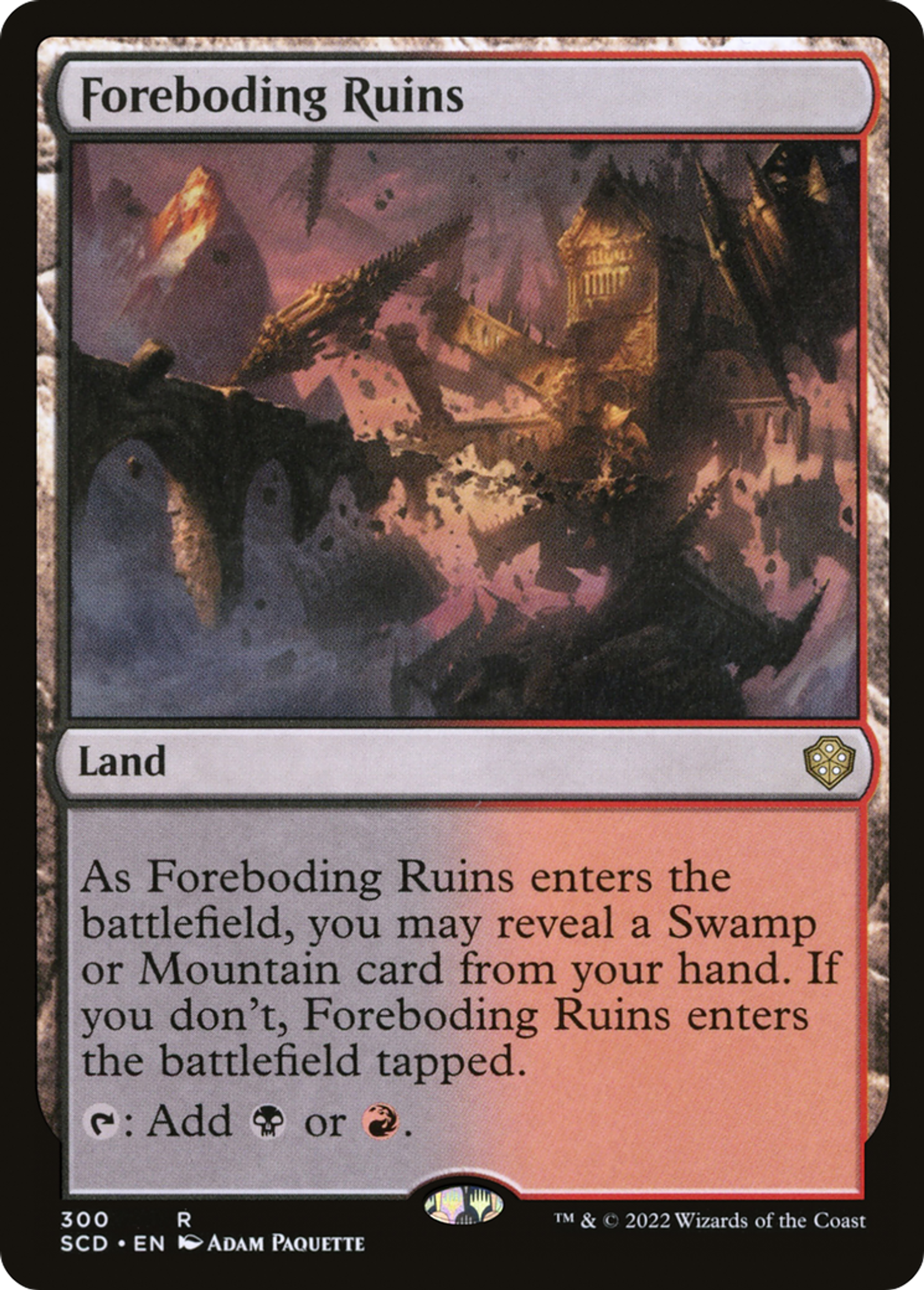 Ruines angoissantes — Starter Commander Decks — Magic: The Gathering
