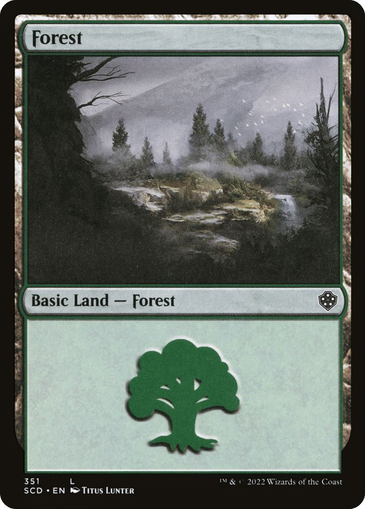 Forêt — Starter Commander Decks — Magic: The Gathering