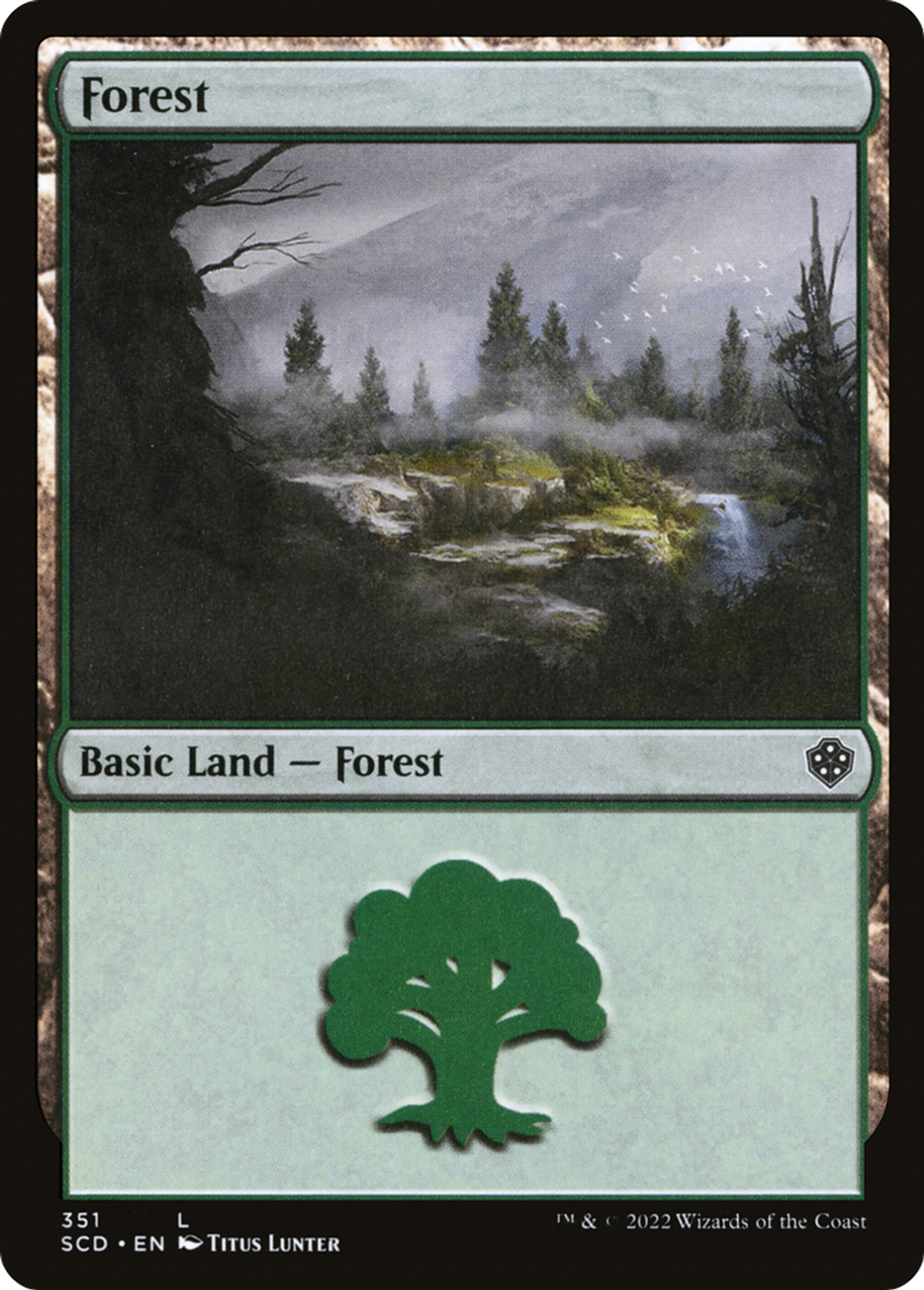 Forêt — Starter Commander Decks — Magic: The Gathering