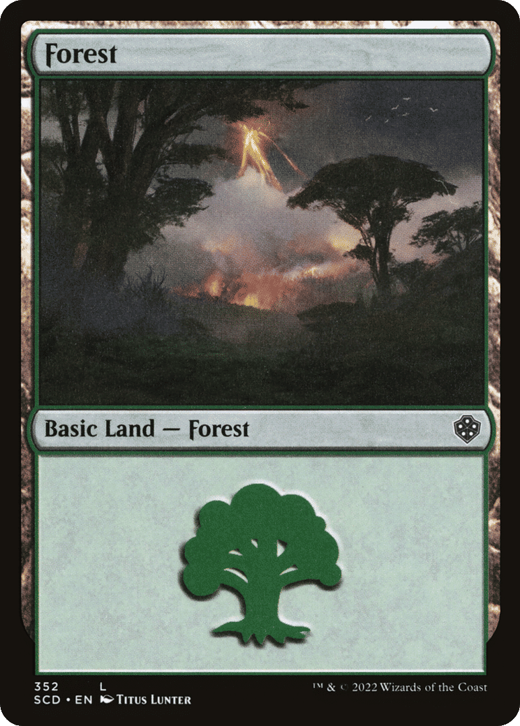Forêt — Starter Commander Decks — Magic: The Gathering