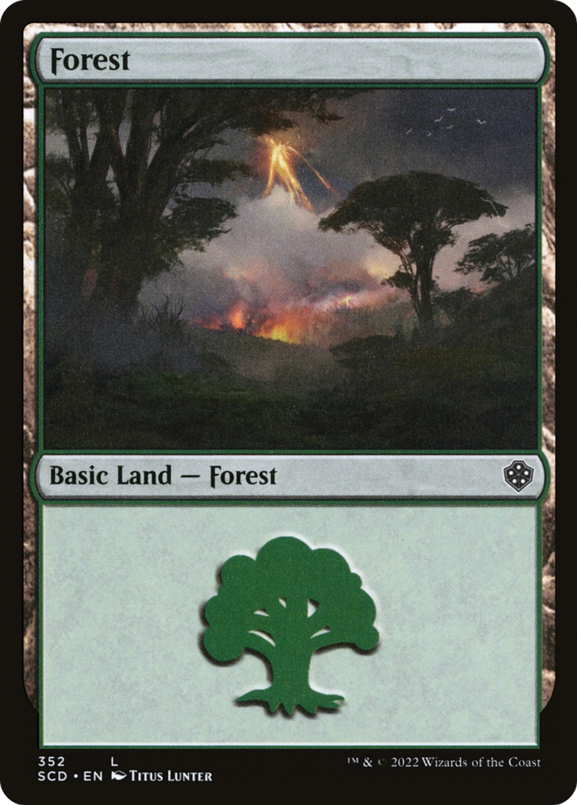 Forêt — Starter Commander Decks — Magic: The Gathering