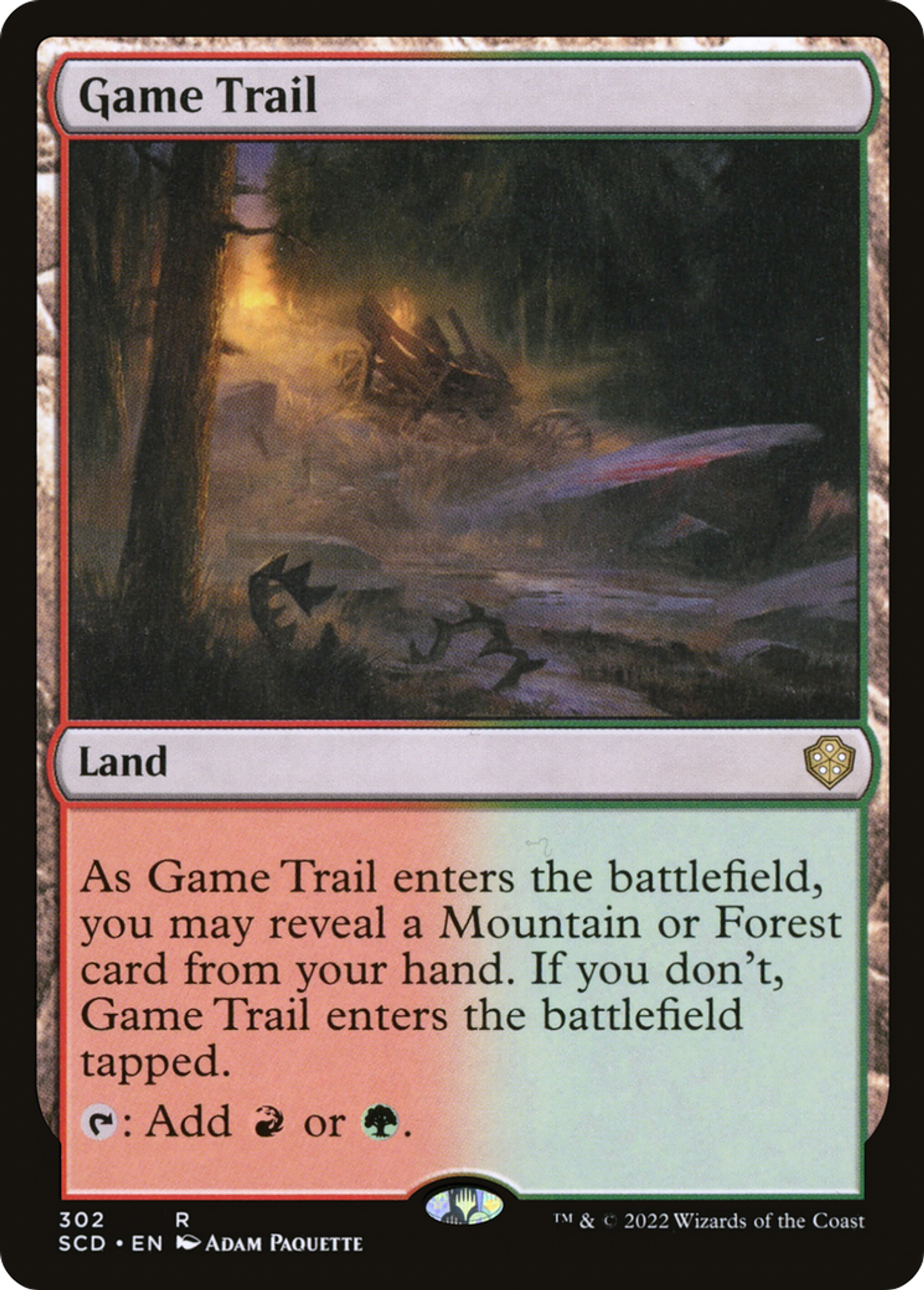 Piste du gibier — Starter Commander Decks — Magic: The Gathering