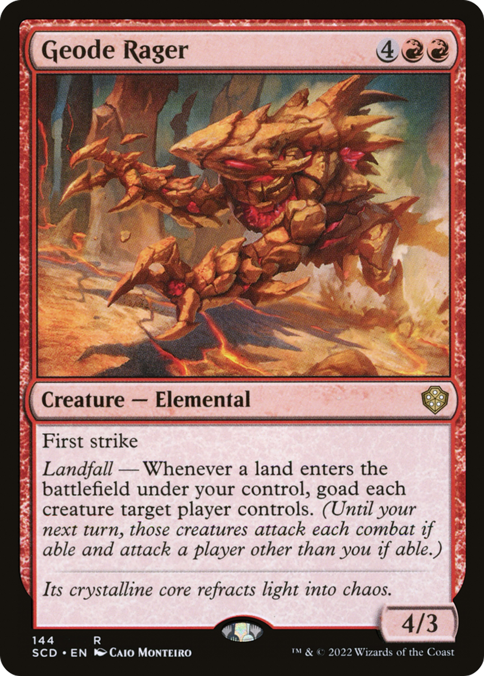 Furie de géode — Starter Commander Decks — Magic: The Gathering