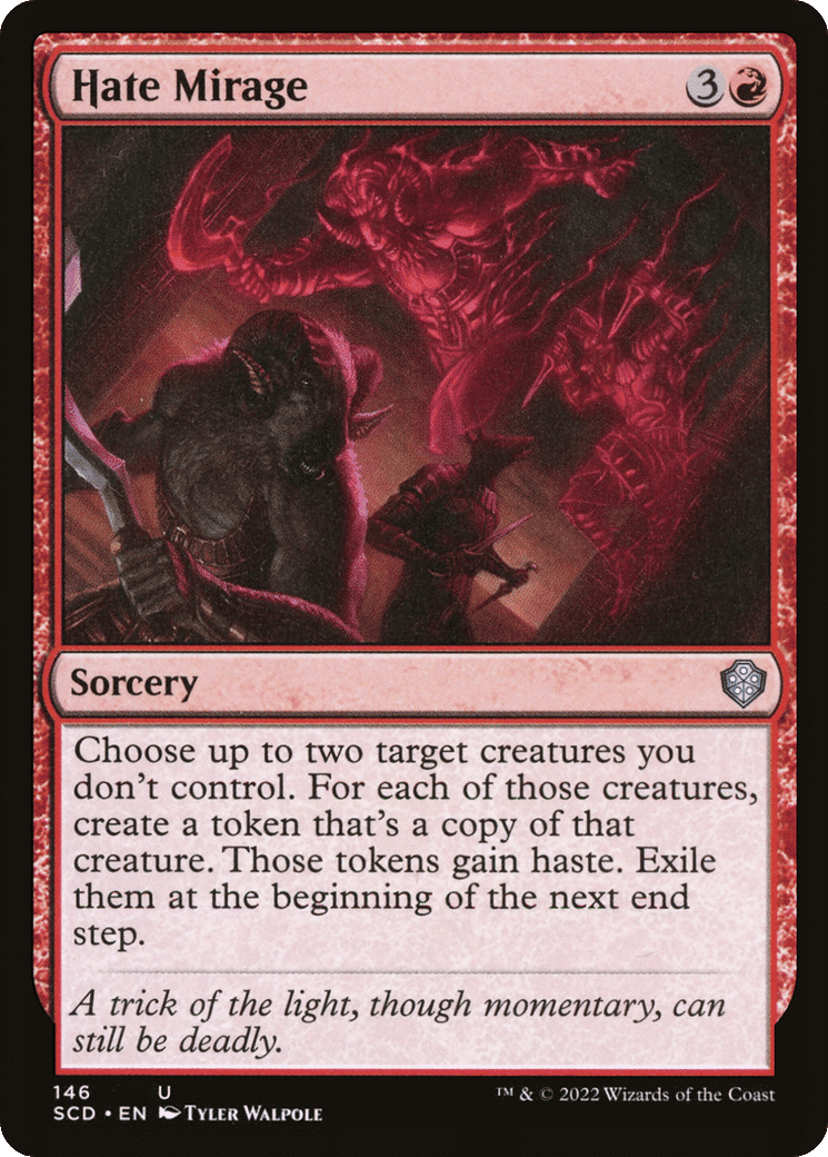 Hate Mirage — Starter Commander Decks — Magic: The Gathering