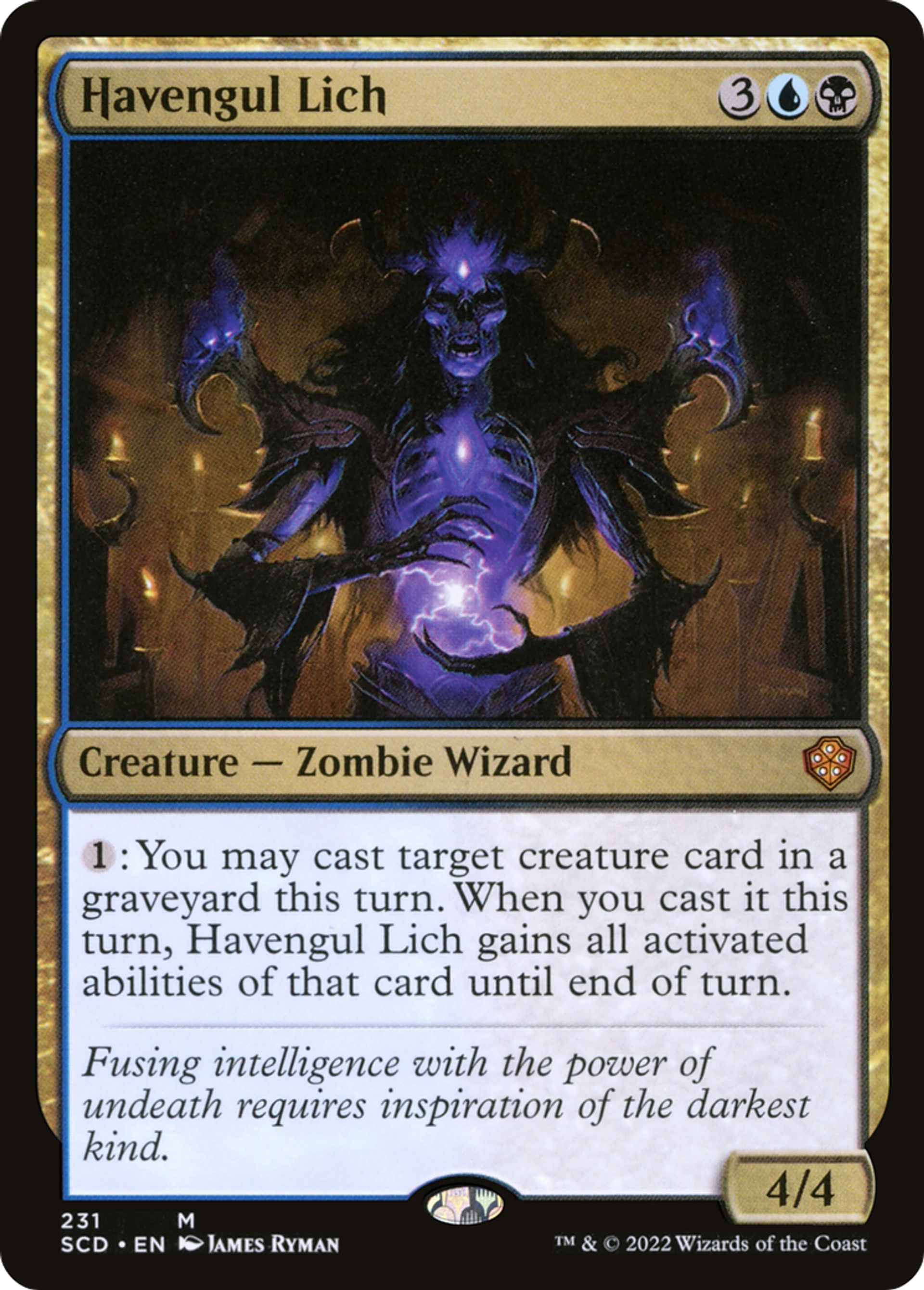 Liche de Havengul — Starter Commander Decks — Magic: The Gathering