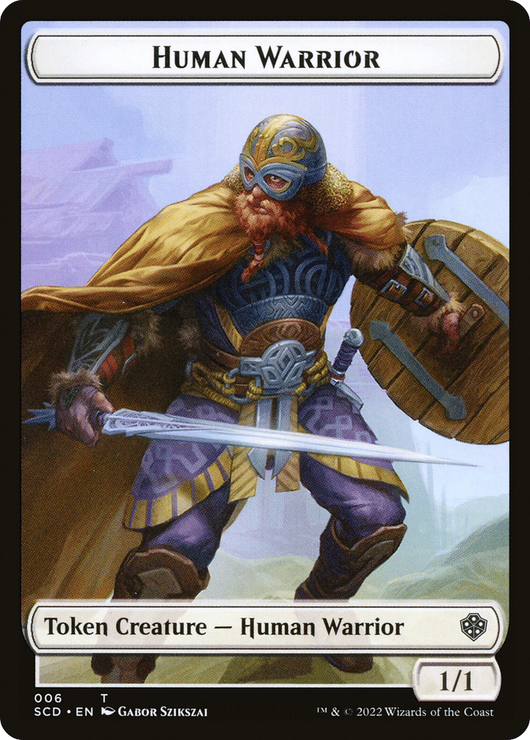 Human Warrior — Starter Commander Decks — Magic: The Gathering