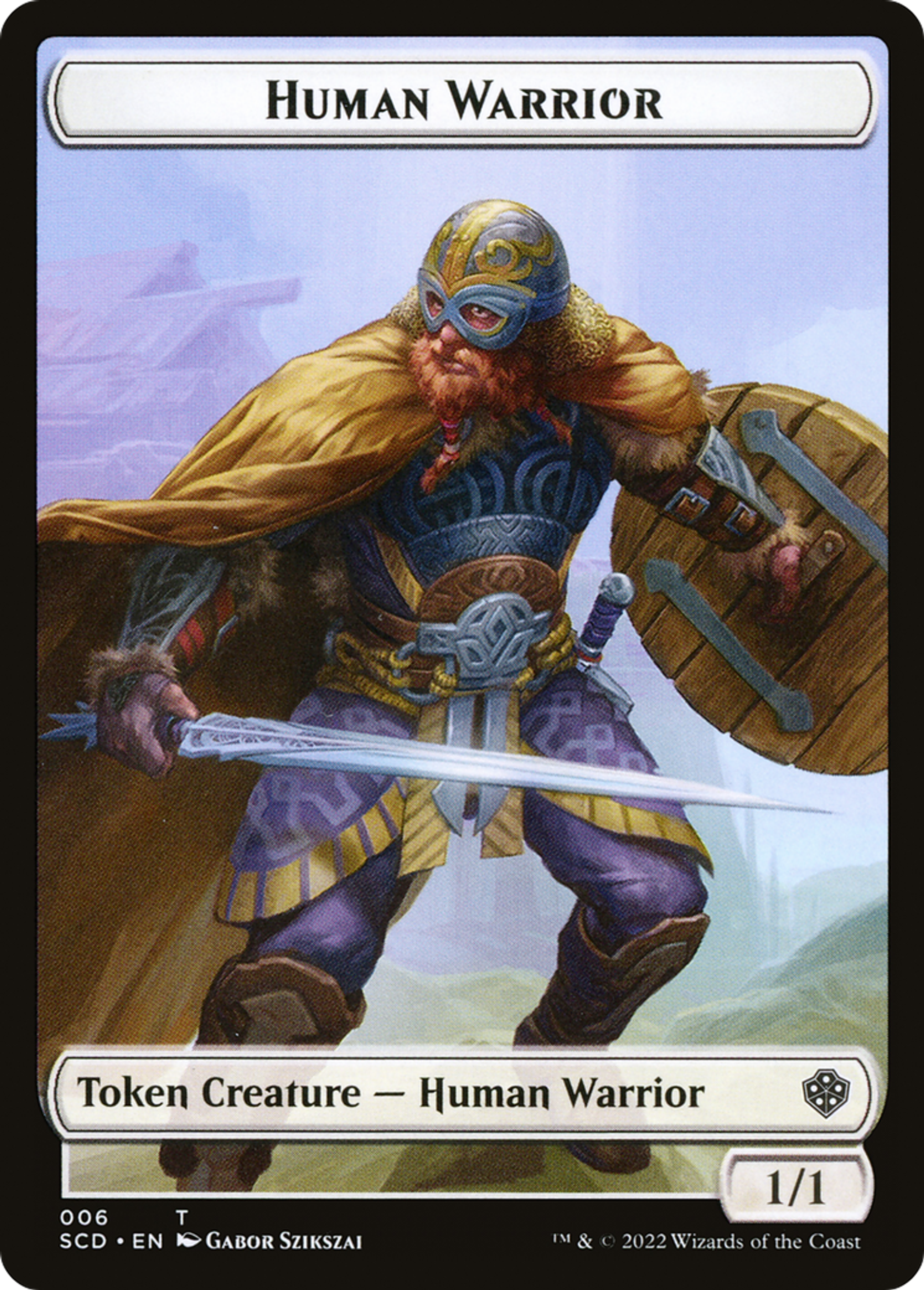 Human Warrior — Starter Commander Decks — Magic: The Gathering