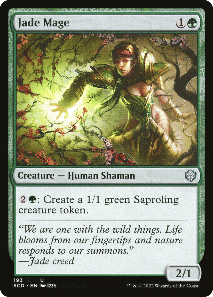 Jade Mage — Starter Commander Decks — Magic: The Gathering