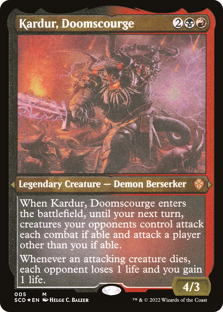 Kardur, Doomscourge — Starter Commander Decks — Magic: The Gathering