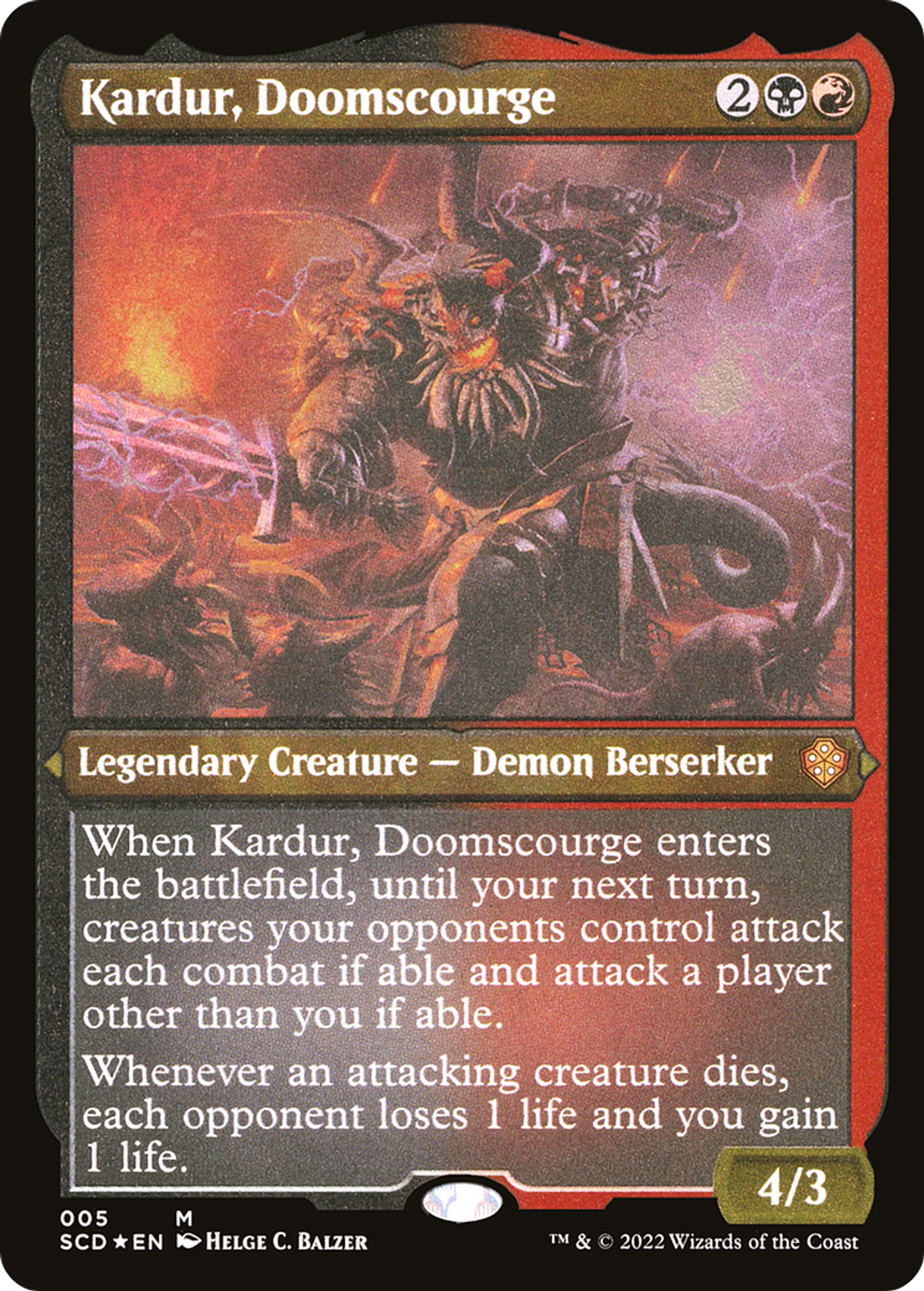 Kardur, fléau du domeskar — Starter Commander Decks — Magic: The Gathering