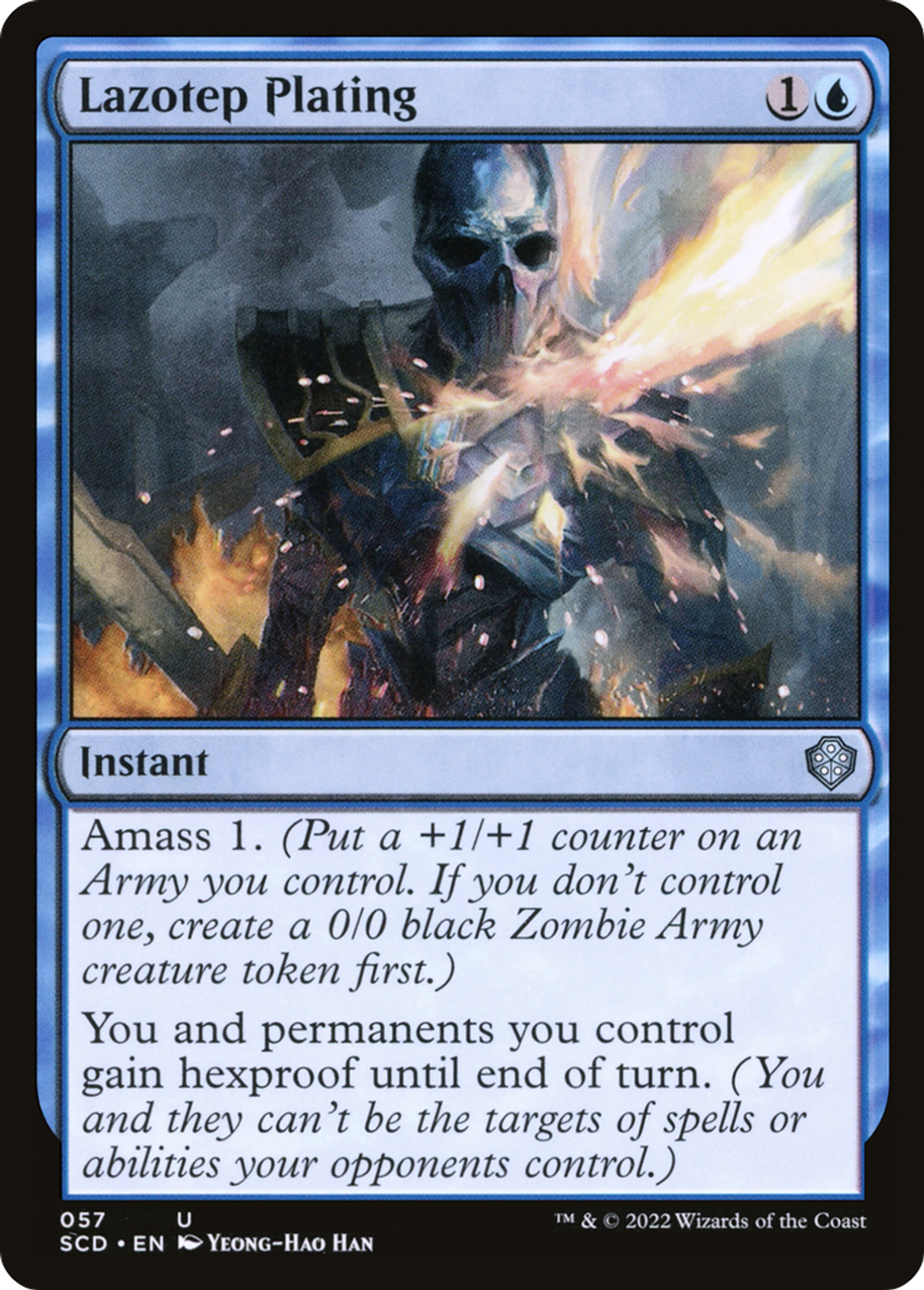Plaque d'armure en lazotèpe — Starter Commander Decks — Magic: The Gathering