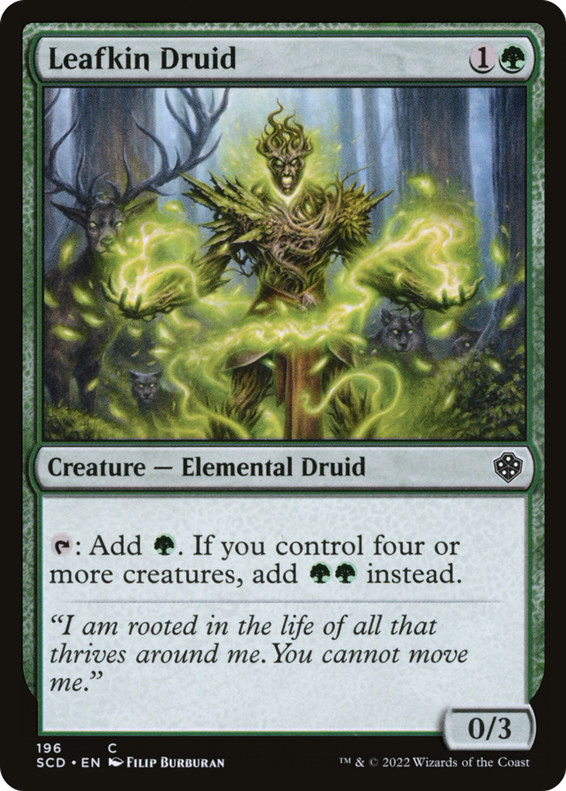 Druide sangfeuille — Starter Commander Decks — Magic: The Gathering