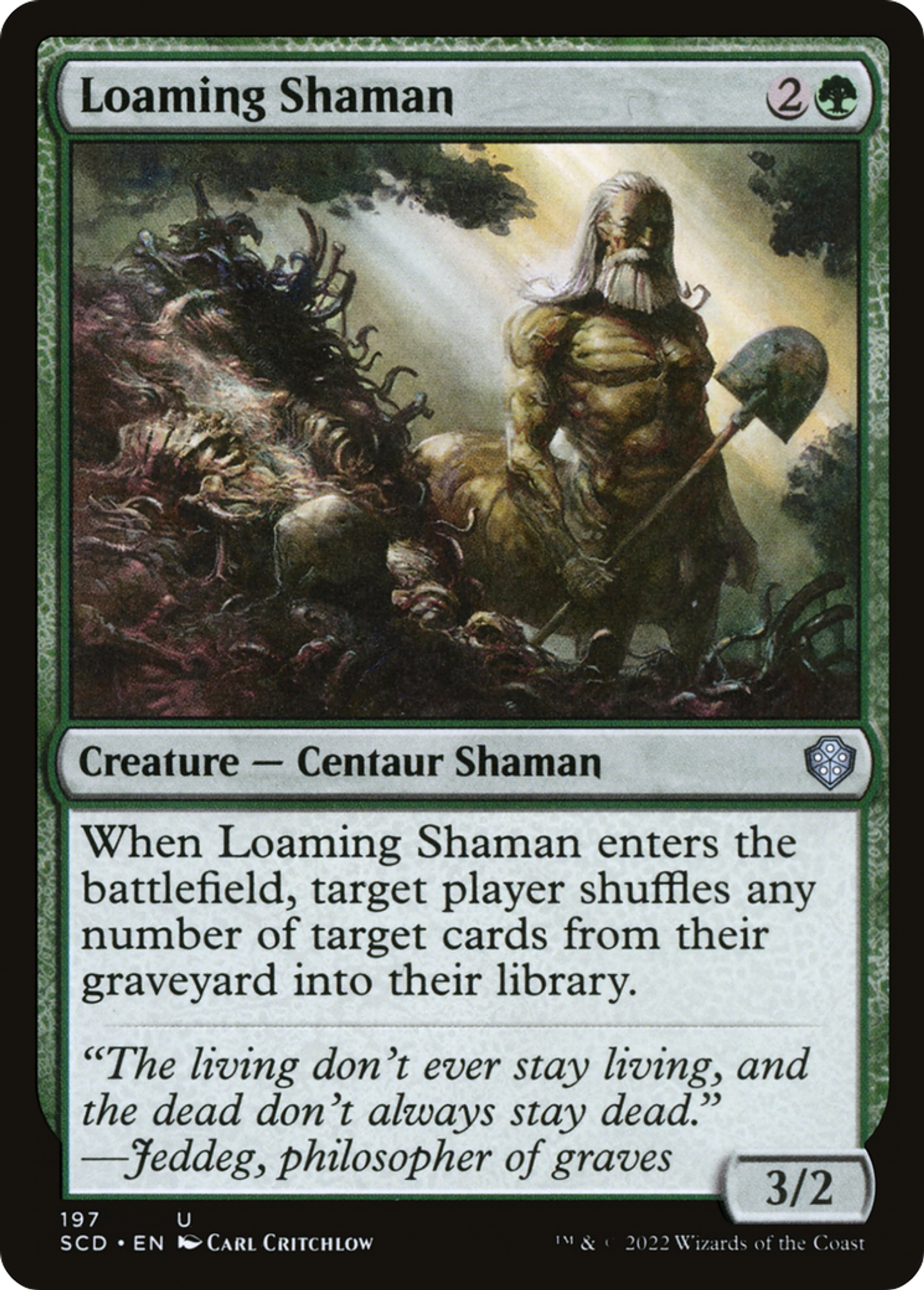 Shamane au terreau — Starter Commander Decks — Magic: The Gathering