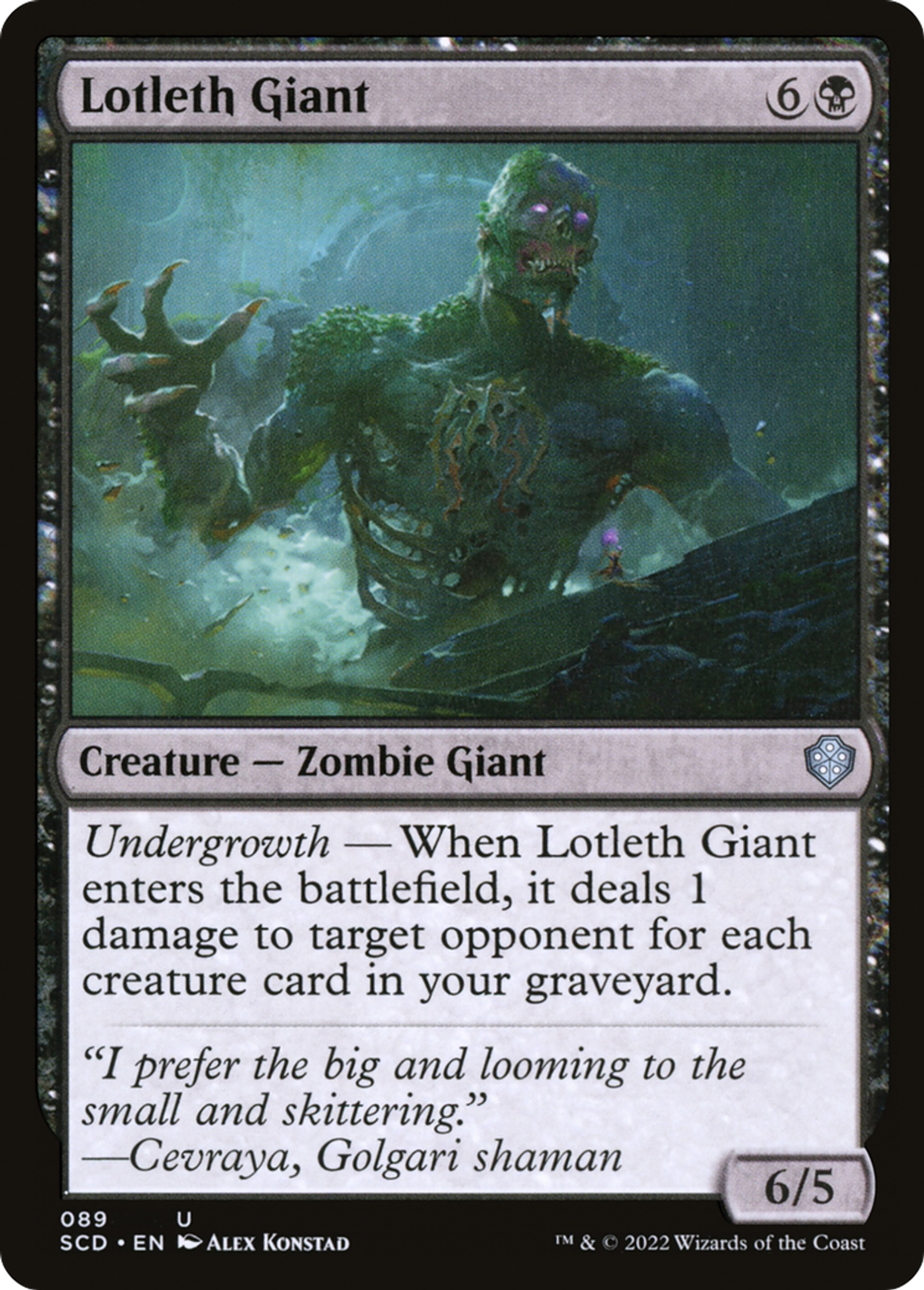 Géant de Lotleth — Starter Commander Decks — Magic: The Gathering