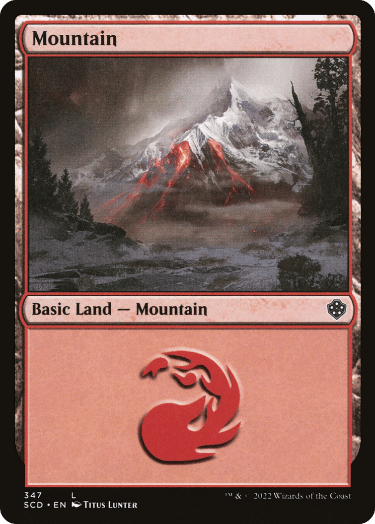 Montagne — Starter Commander Decks — Magic: The Gathering